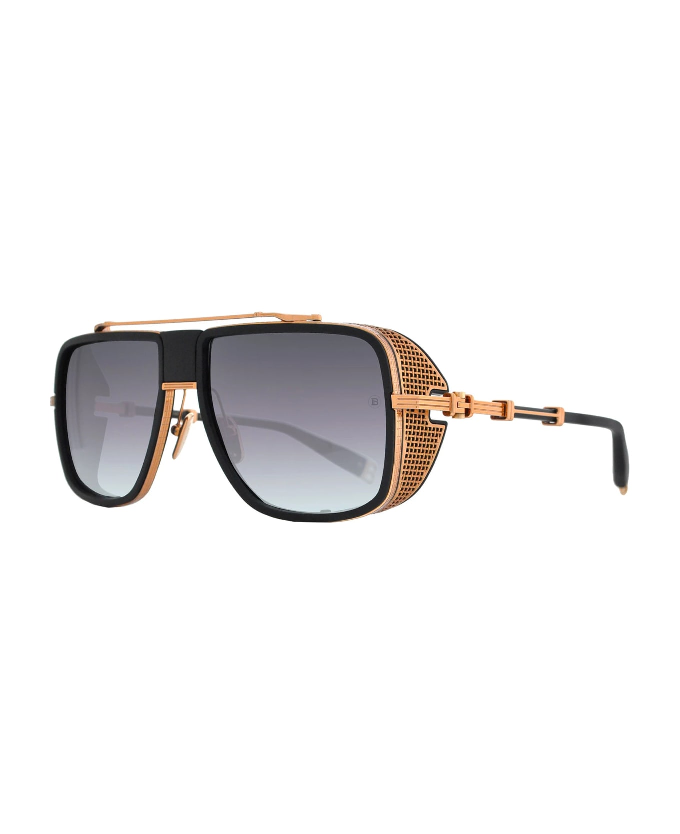 Balmain O.r. - Rose Gold / Matte Black Sunglasses - rose gold/black