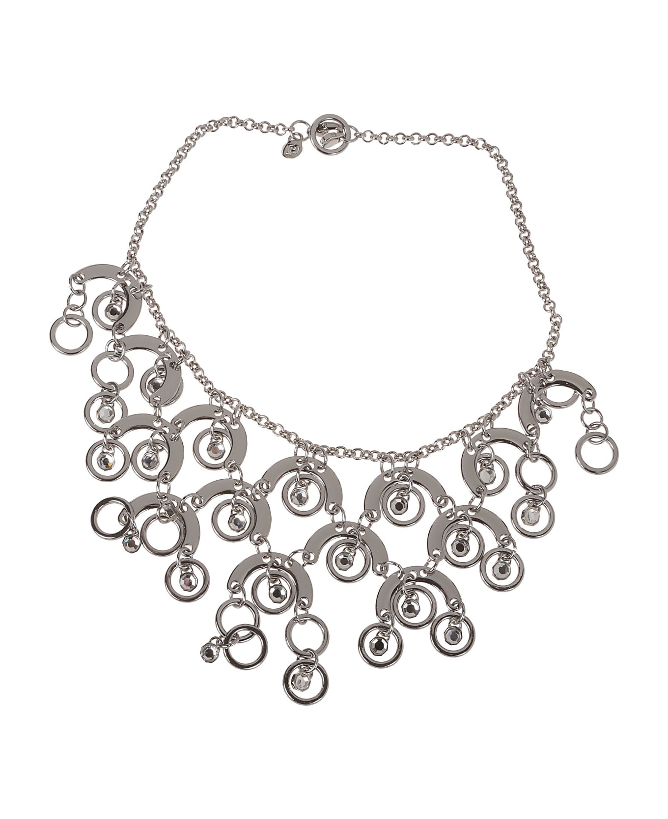 Paco Rabanne Sphere Necklace - Silver/crystal