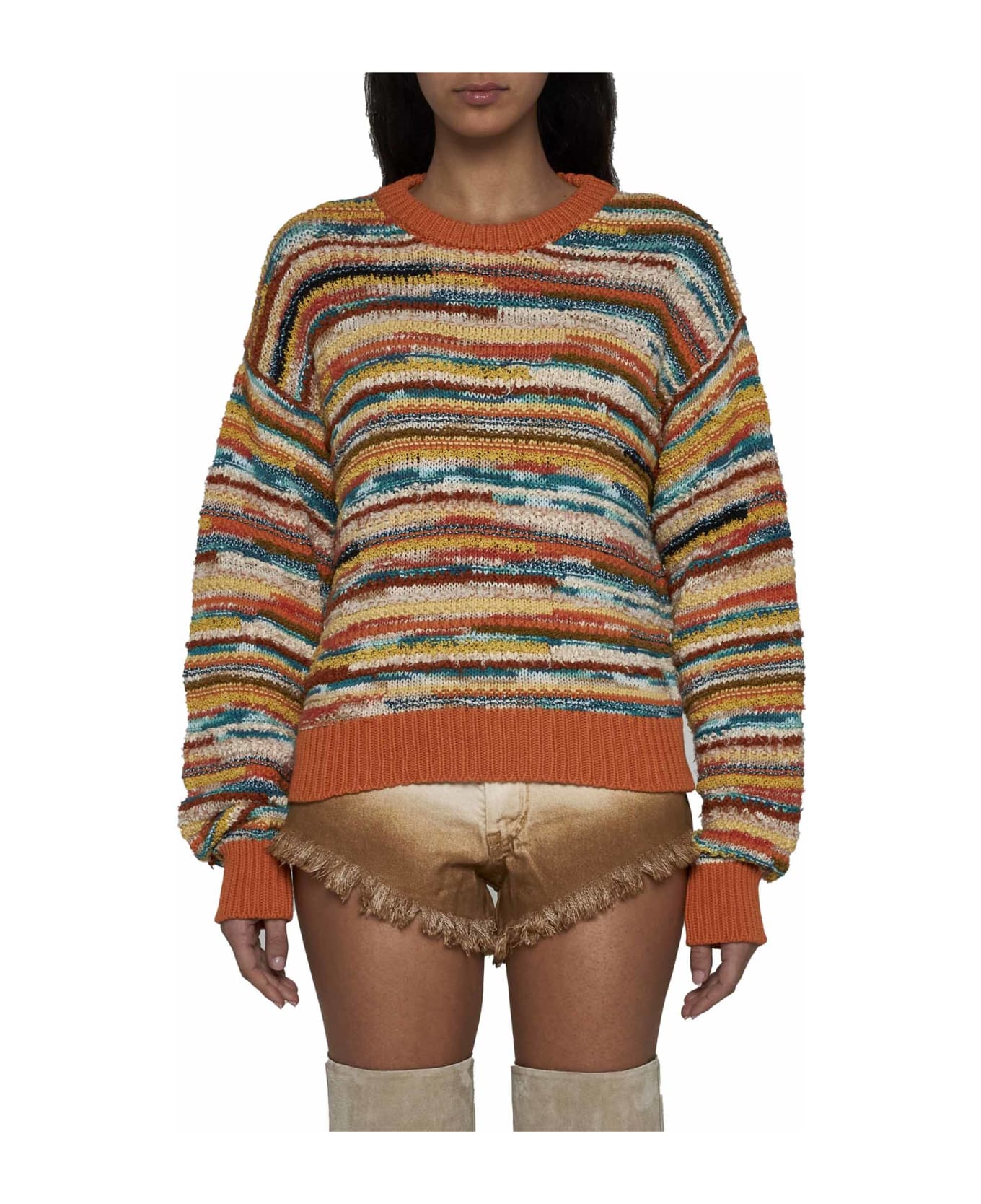 Alanui Multi Linen Blend Sweater - MultiColour