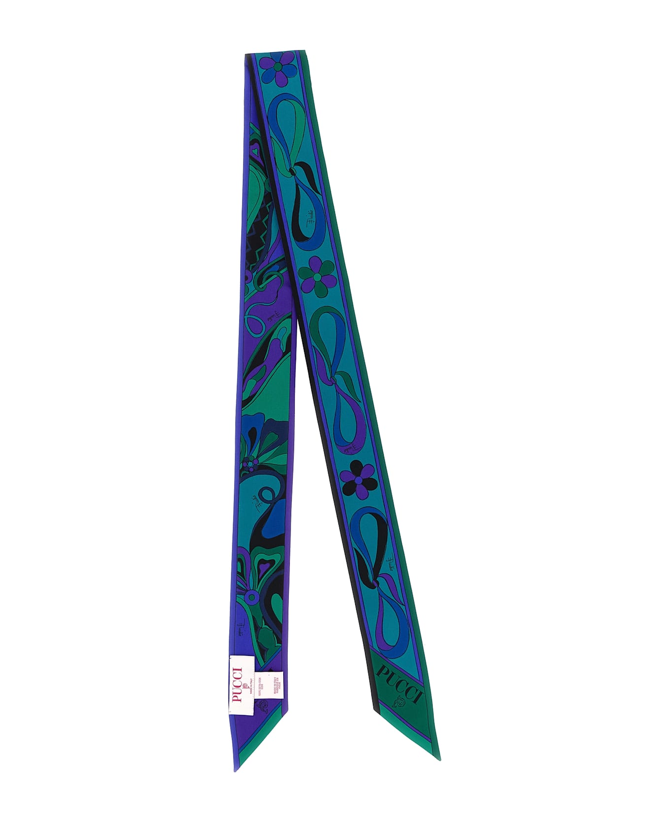Pucci Bandeau 
fiori
 Print - Green