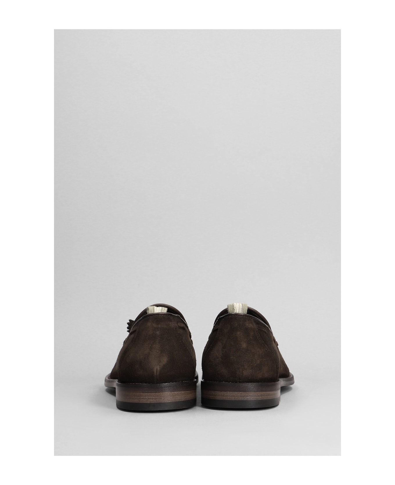 Officine Creative Tulane 004 Loafers In Brown Suede - brown ローファー＆デッキシューズ