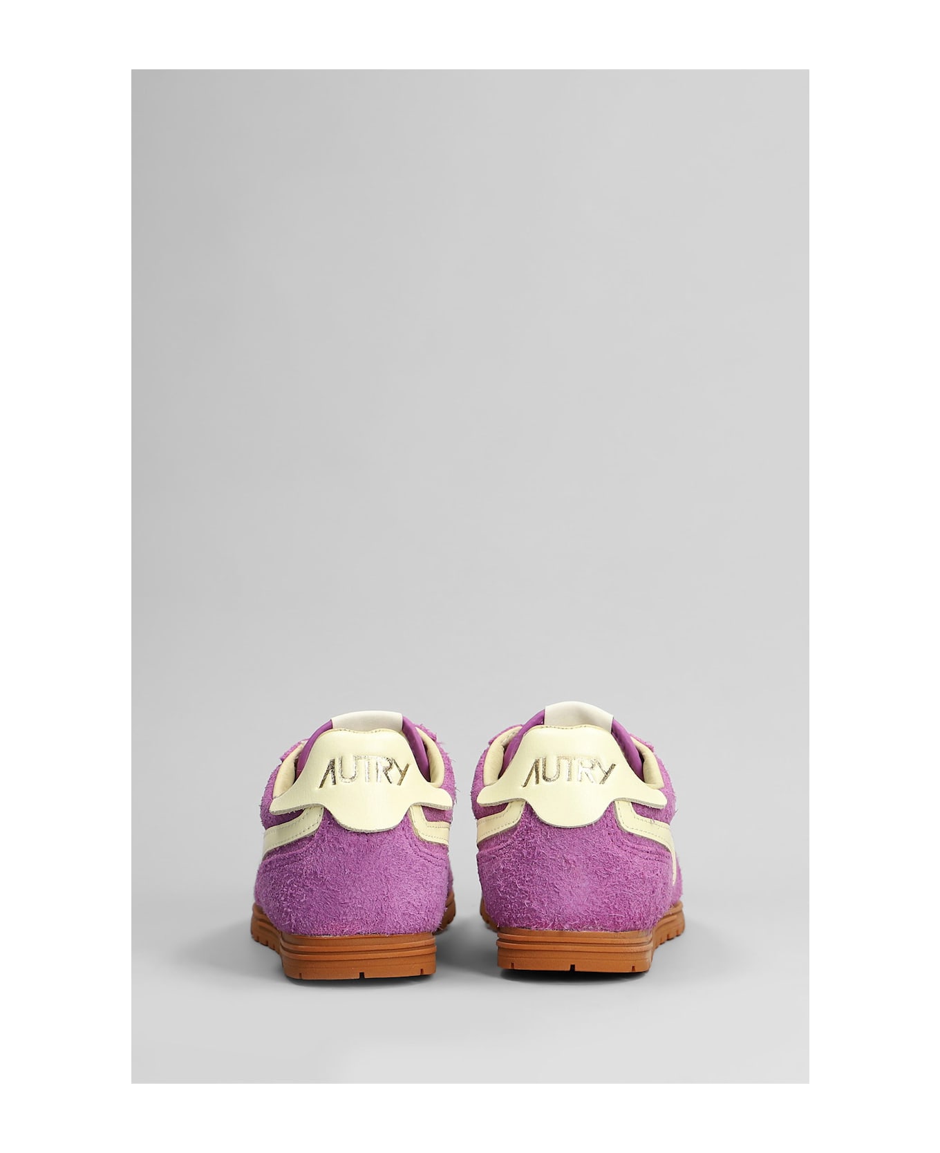 Autry Windspin Sneakers In Viola Suede - Viola
