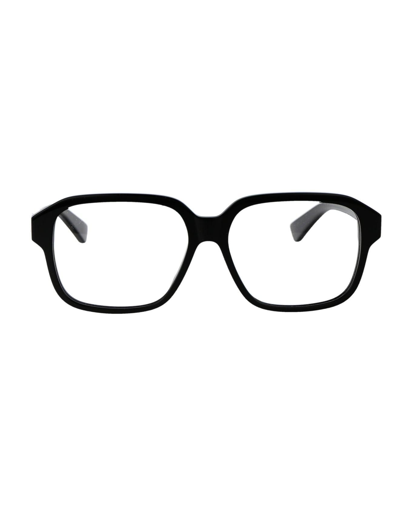 Bottega Veneta Eyewear Bv1295o Glasses - 001 BLACK BLACK TRANSPARENT