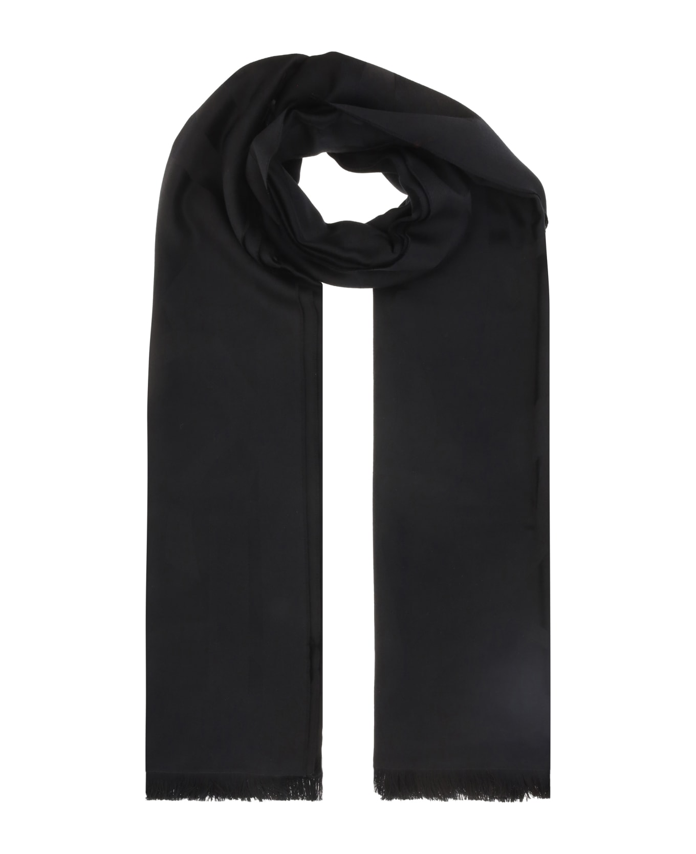 Saint Laurent Echarpe Scarf - Black