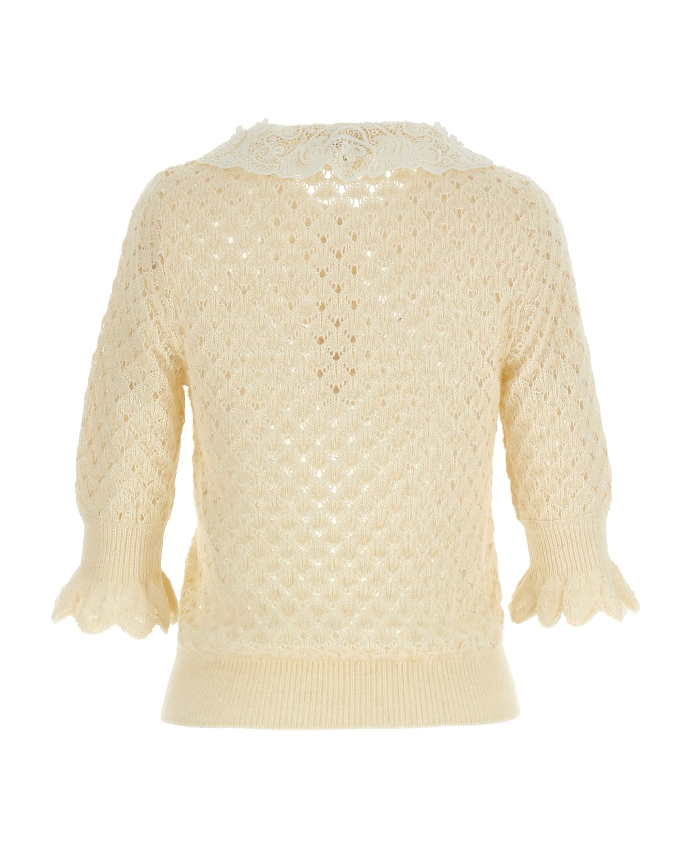 Chloé Pointelle Knit - White