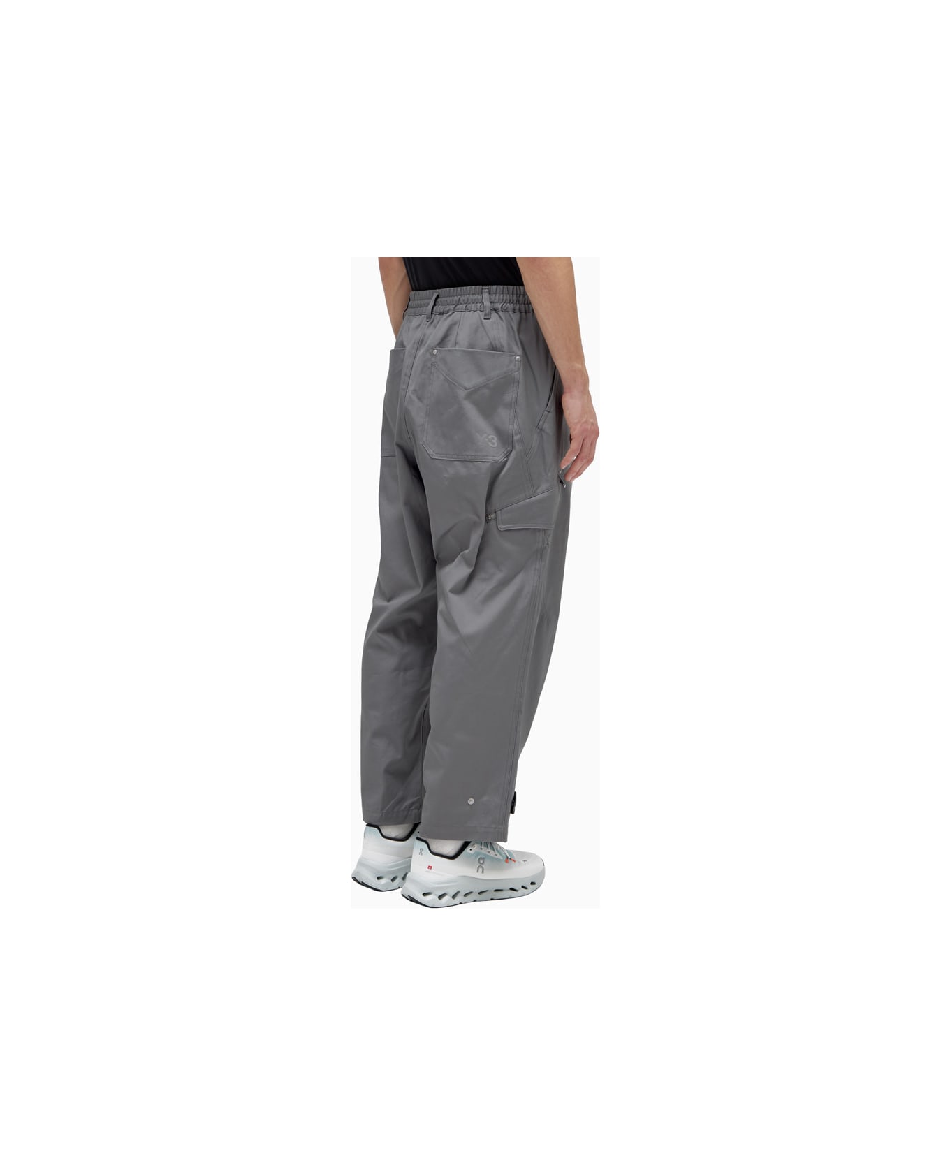 Y-3 Adidas Y-3 Wrkwr Pants - Grey ボトムス