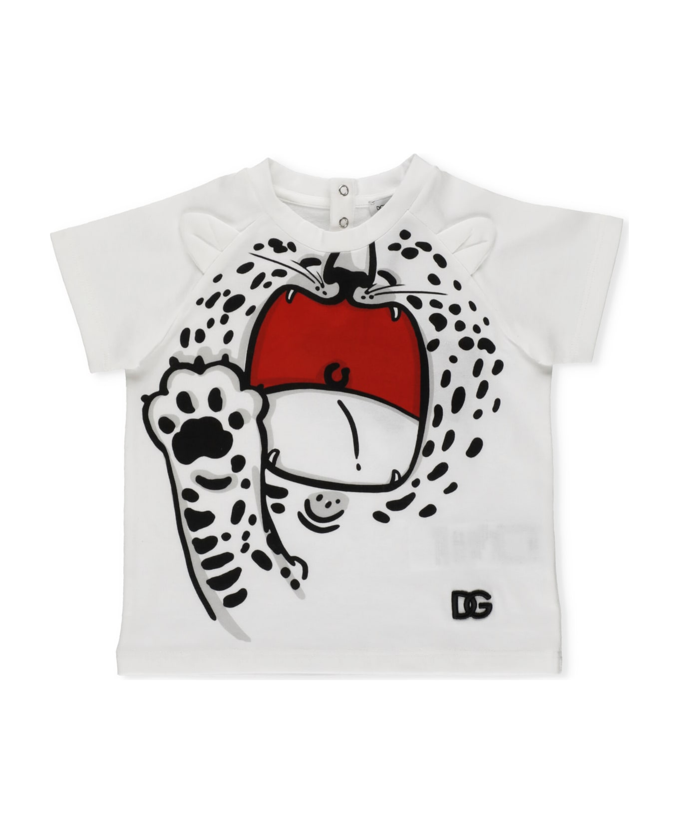Dolce & Gabbana Cotton T-shirt - LEOPARDO F.B.OTTICO