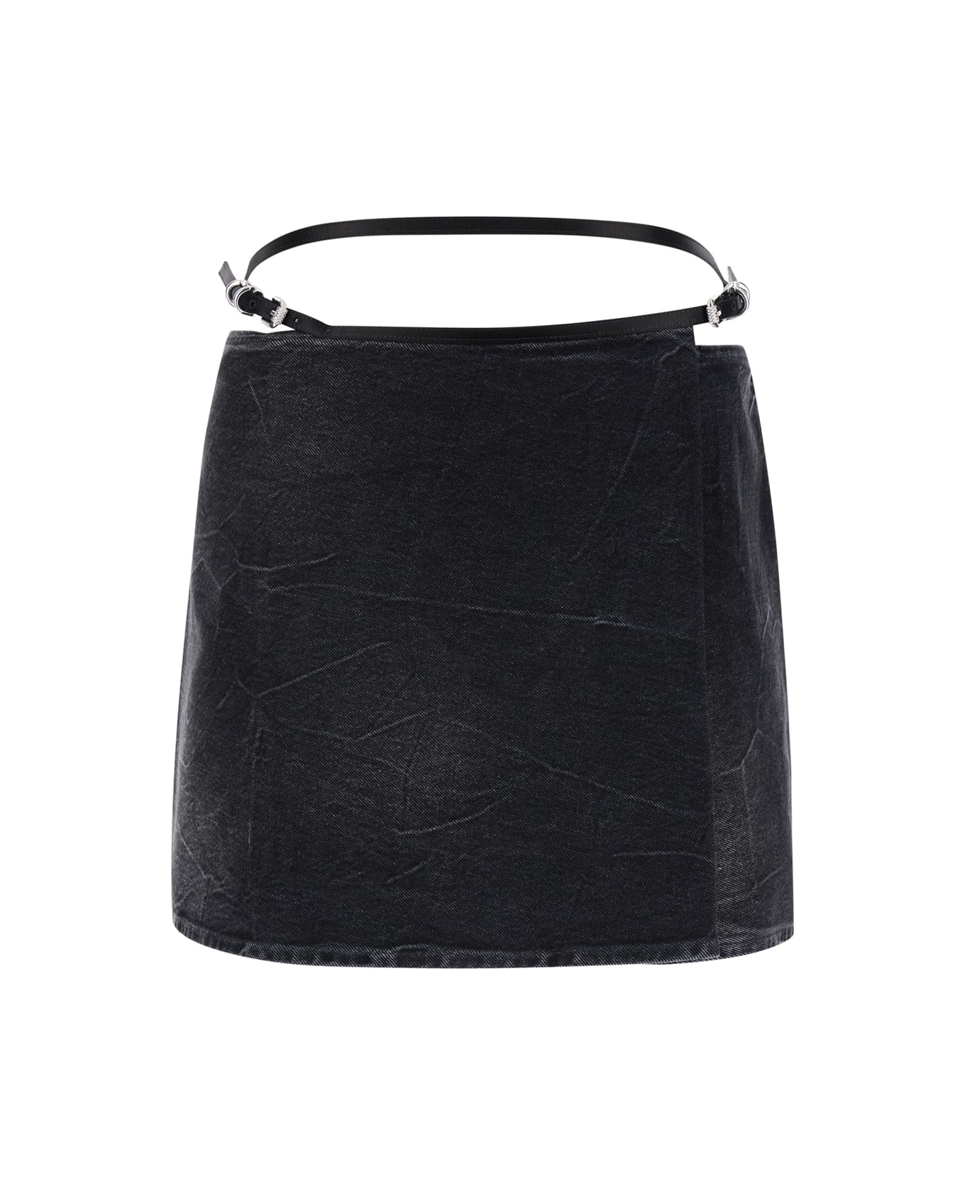 Givenchy Denim Miniskirt - BLACK