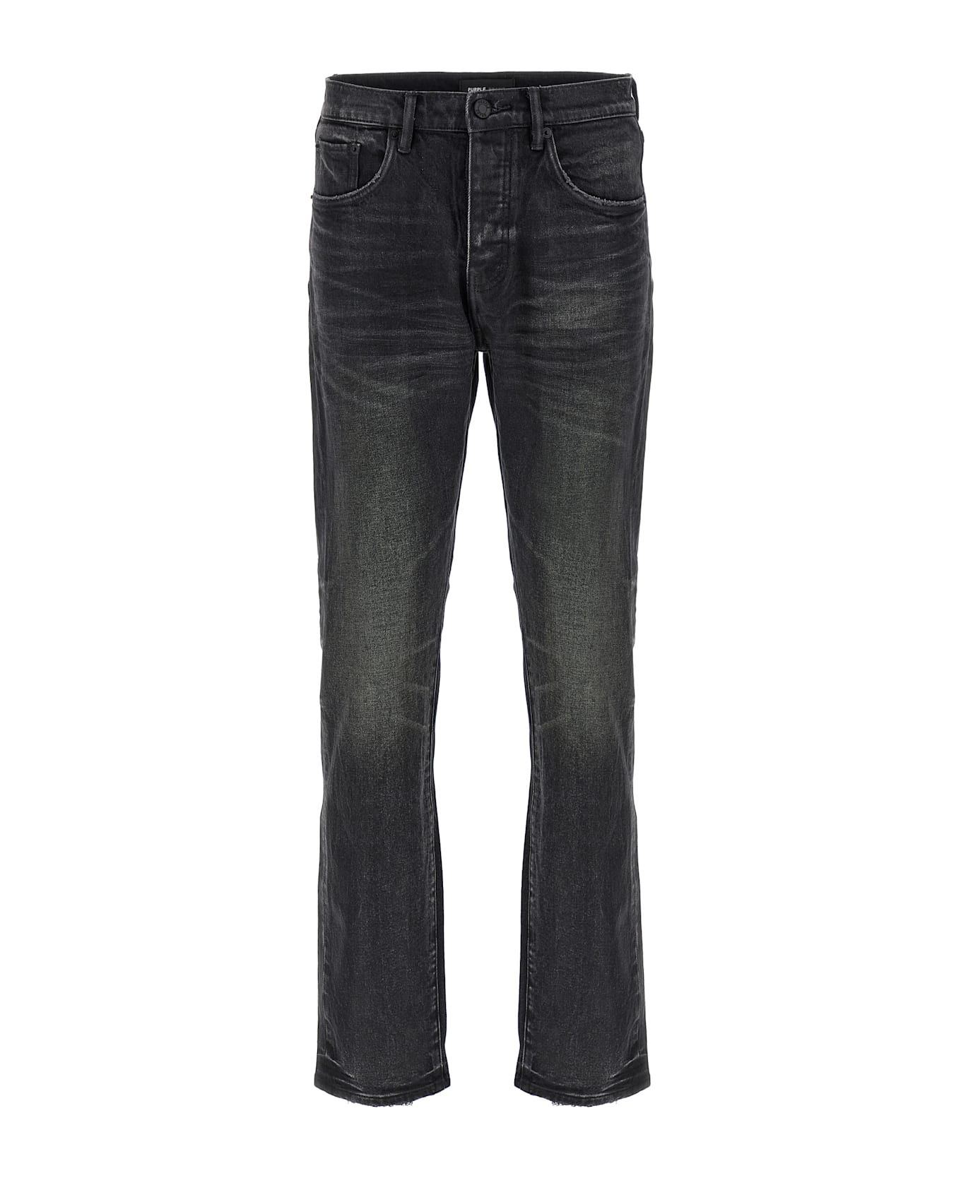 Purple Brand 'p005 Double Dip Coated' Jeans - Black  
