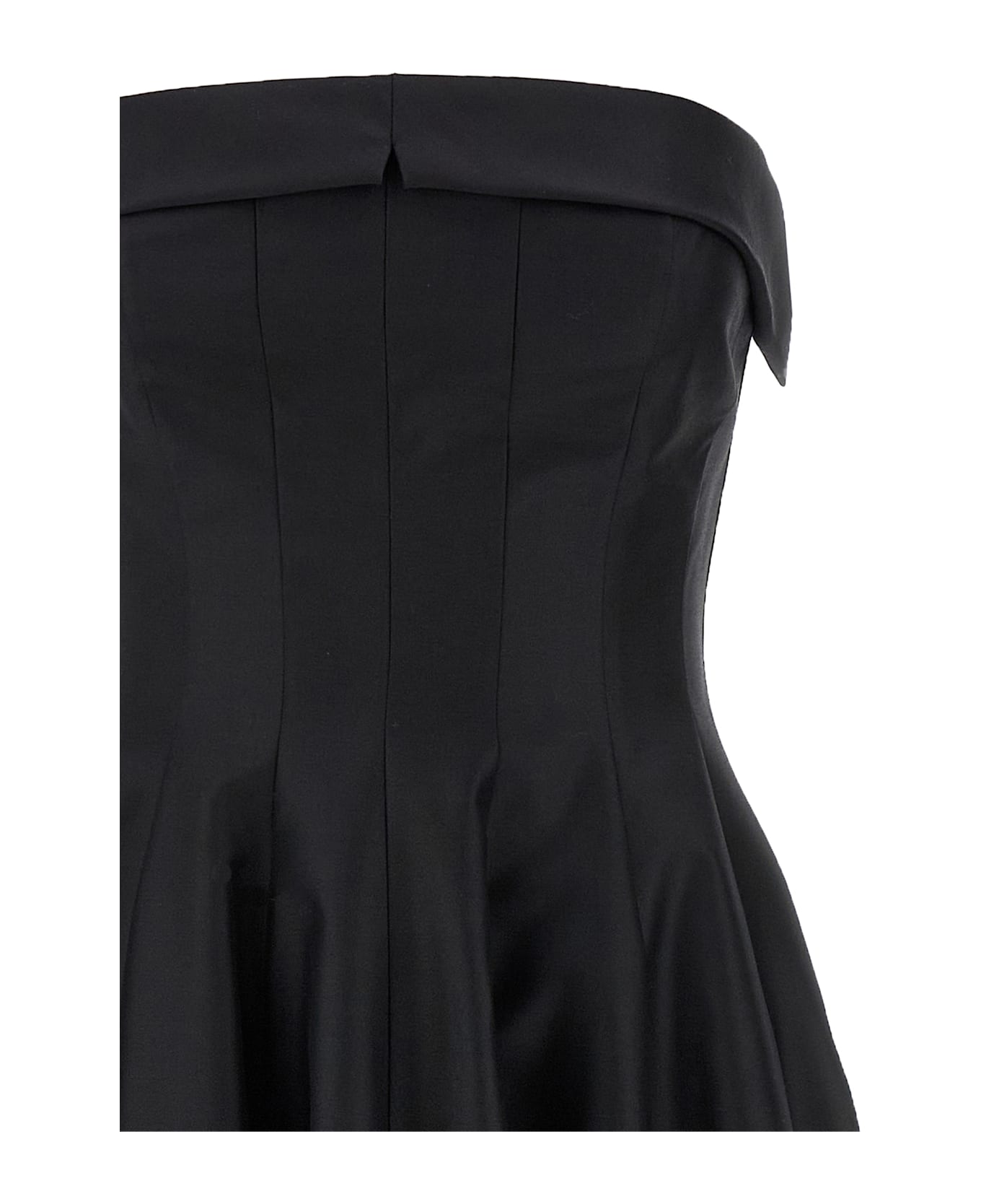 Alberta Ferretti Off-the-shoulder Dress - Black  
