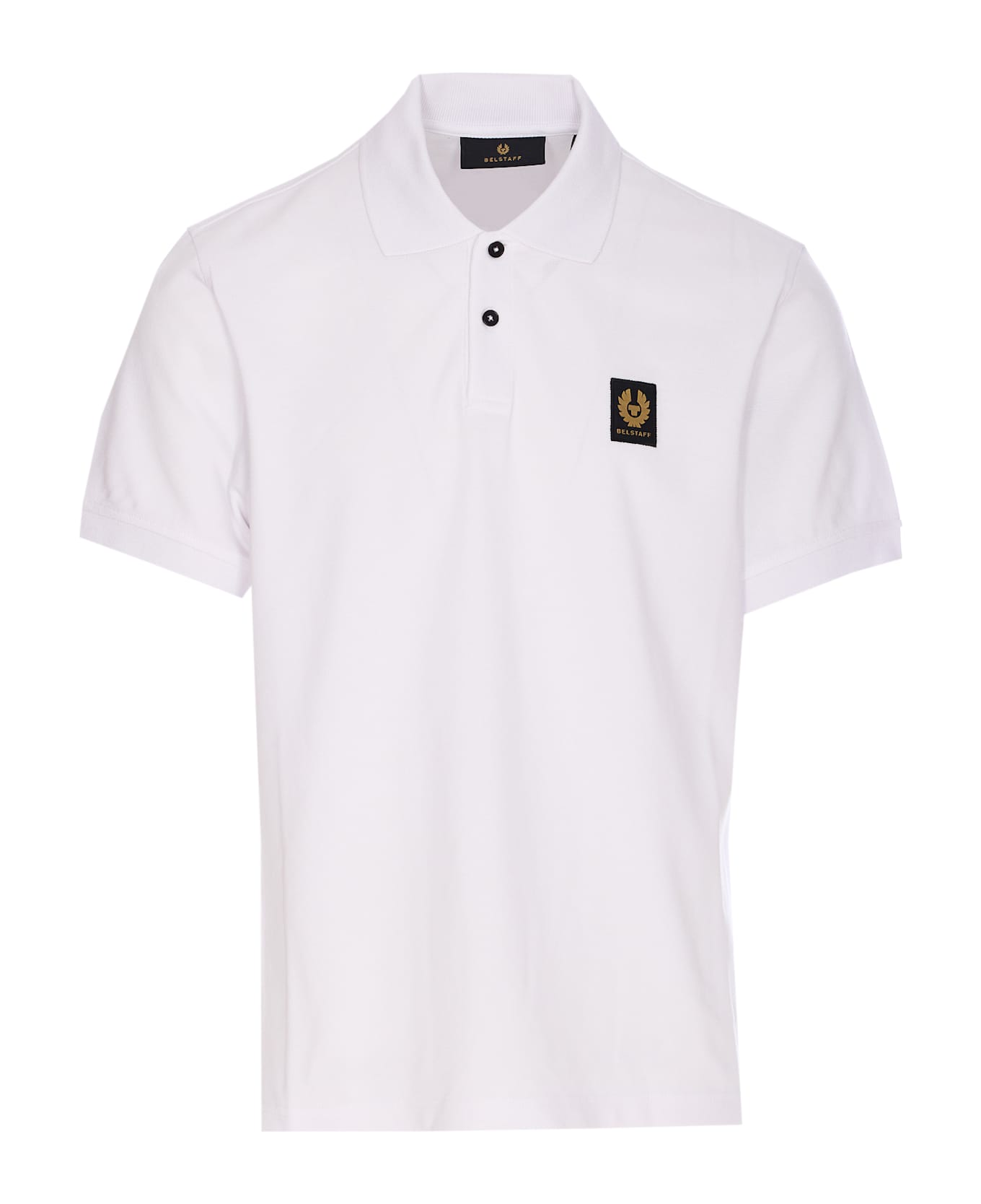 Belstaff Logo Polo - White
