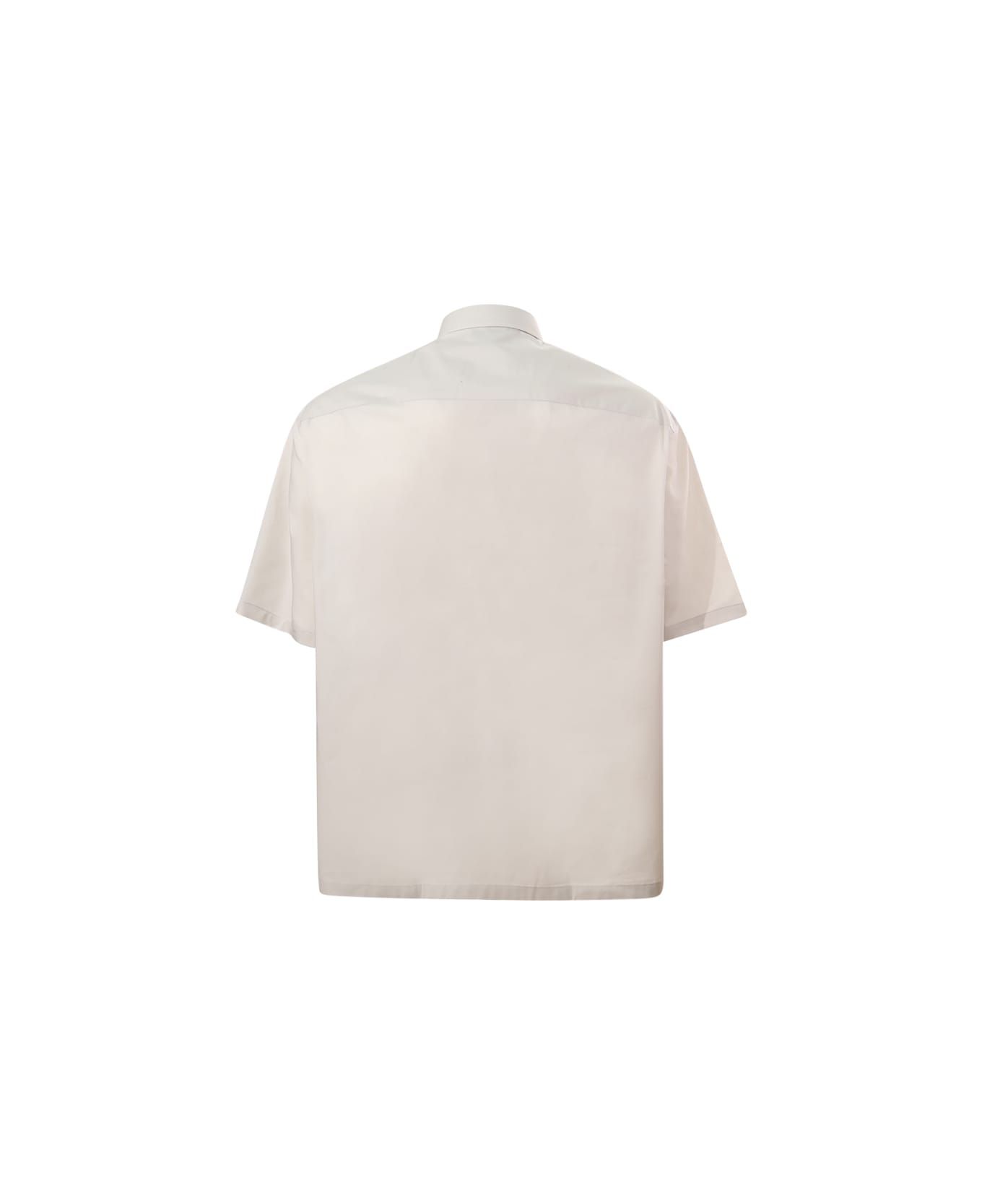 Emporio Armani Shirt In Grey Cotton - grey