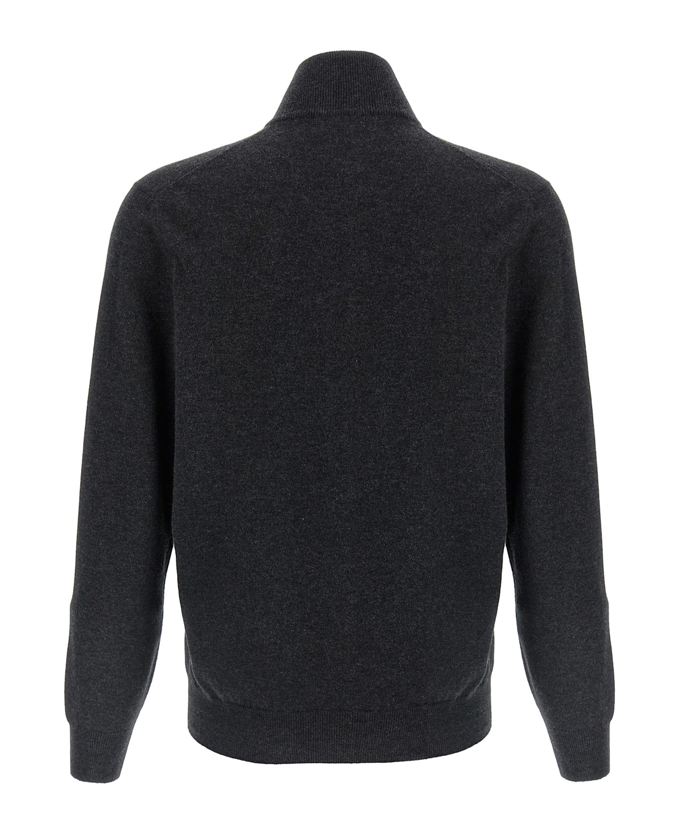 Brunello Cucinelli Zip Cardigan - Gray