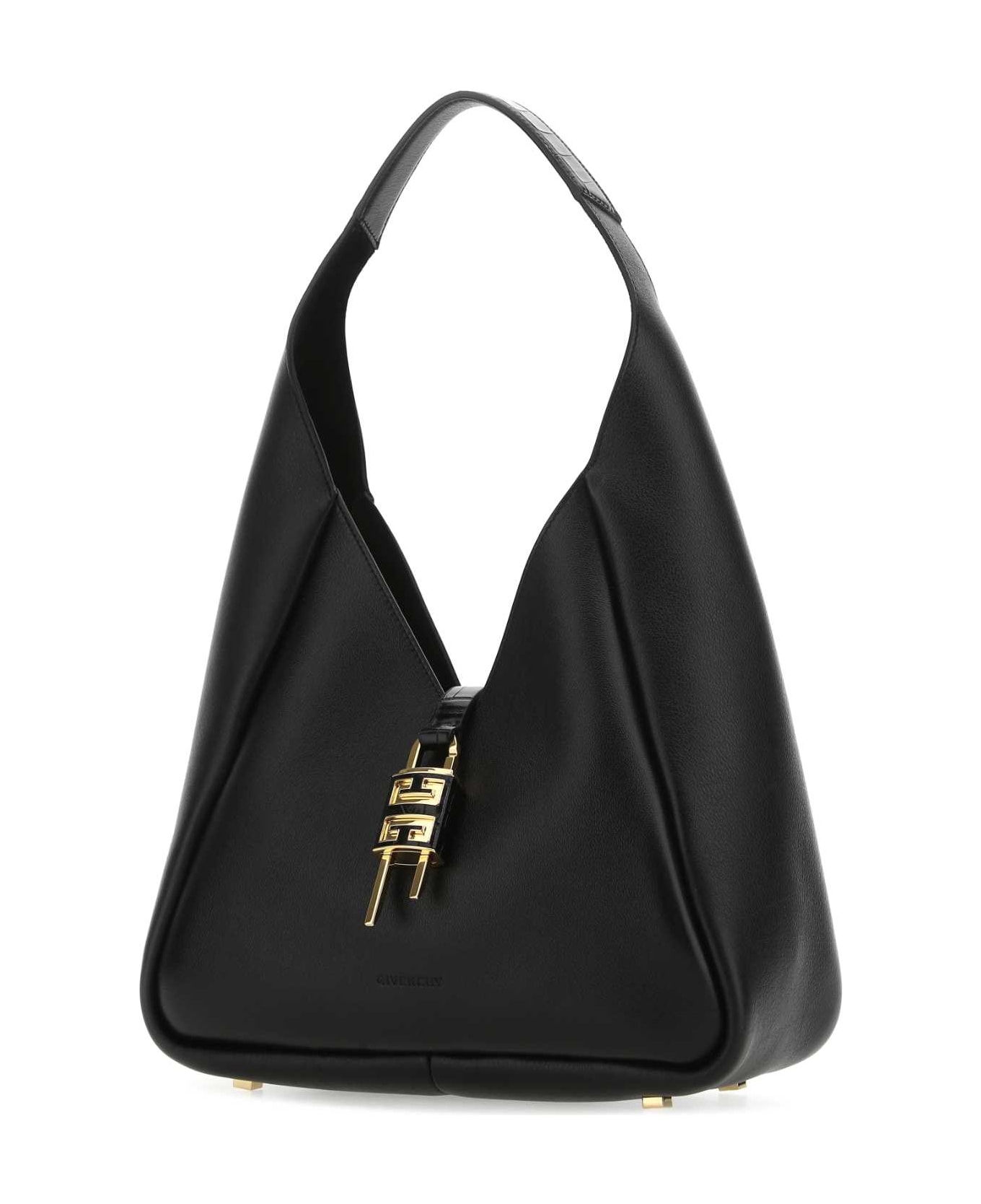 Givenchy Black Leather Medium G-hobo Handbag - 001
