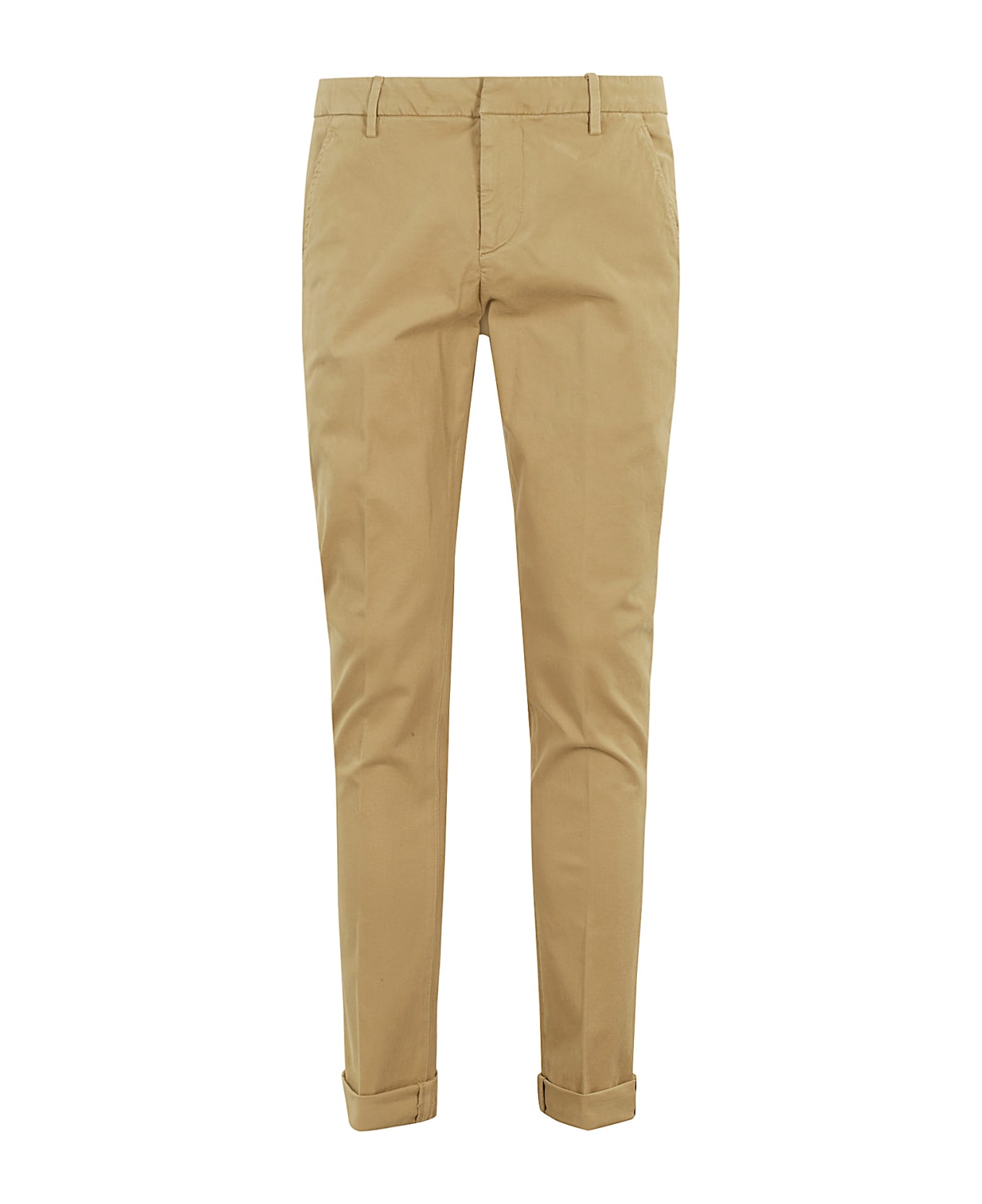 Dondup Pantalone Gaubert Gabardina - Camel