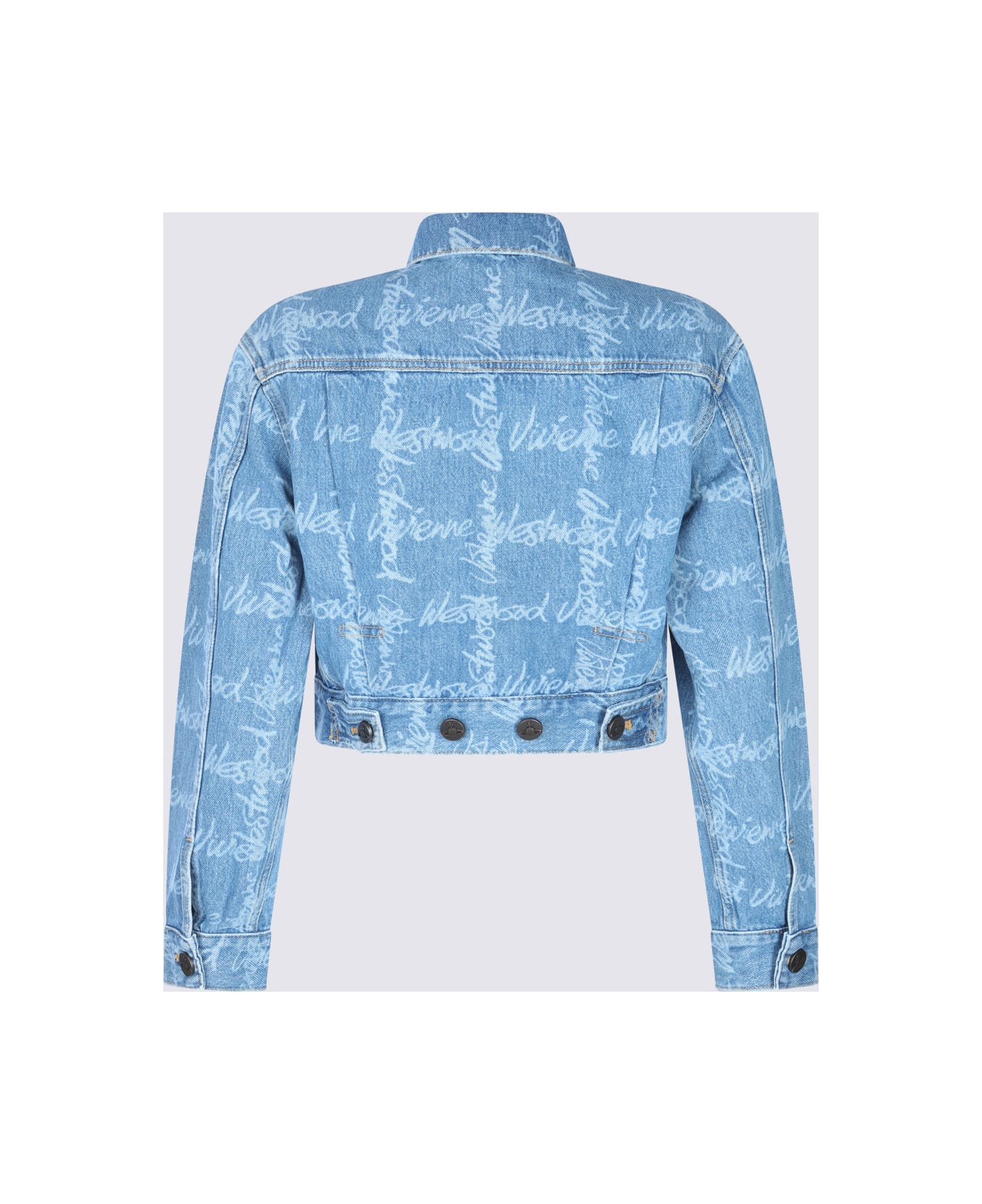Vivienne Westwood Blue Cotton Casual Jacket - Blue