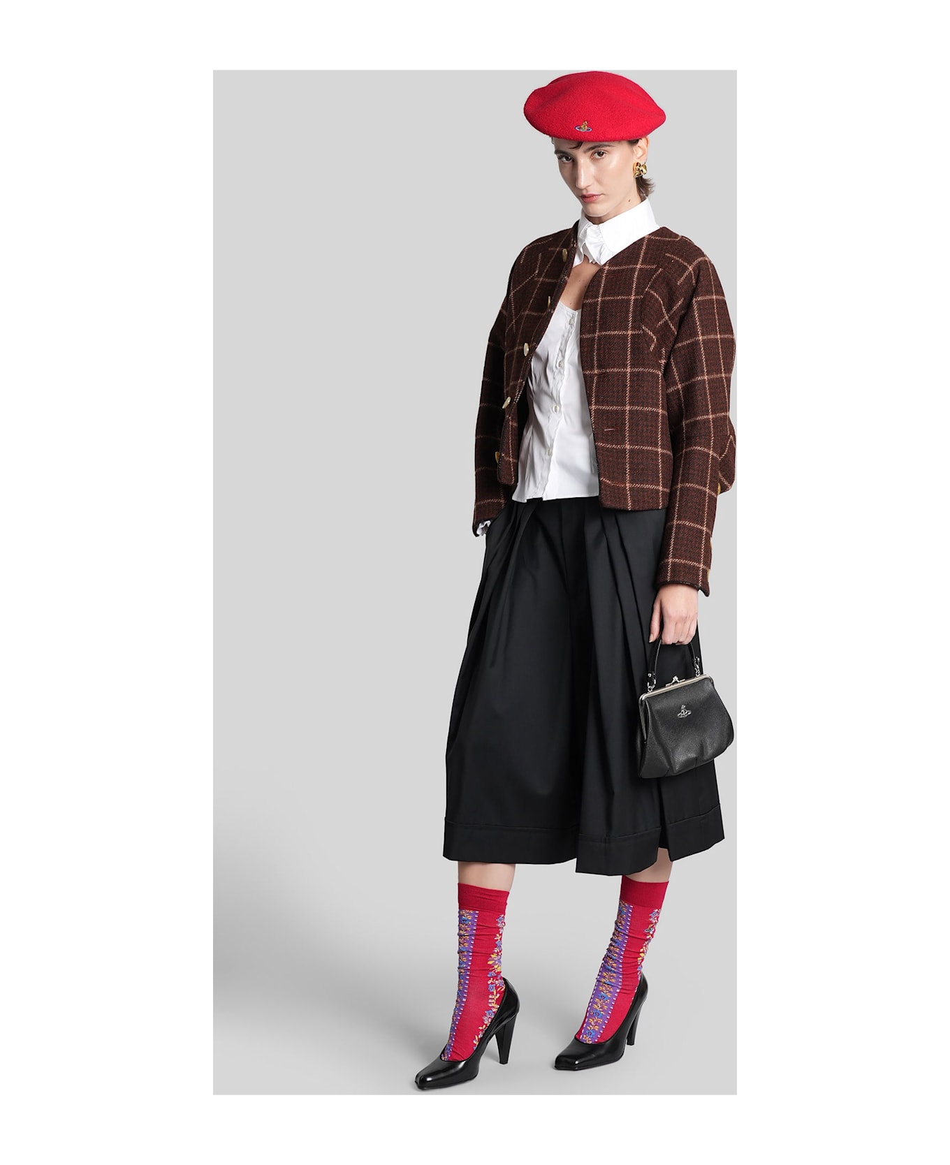 Vivienne Westwood Pants In Black Wool - black