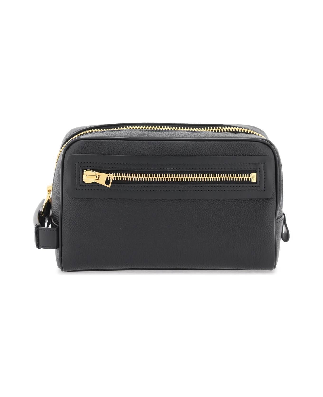 Tom Ford Leather Vanity Case - BLACK (Black)