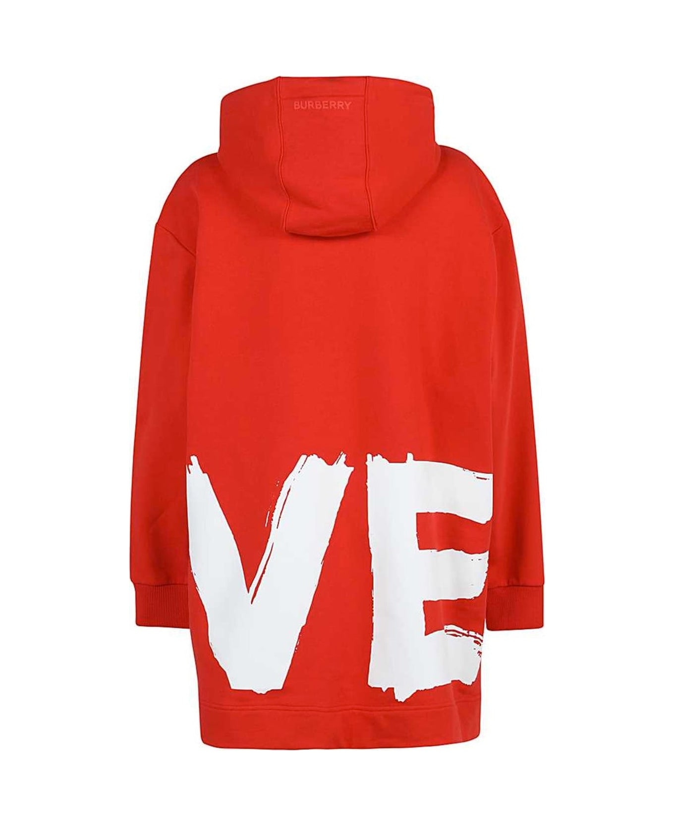 Burberry Love Hooded Sweatshirt - Red
