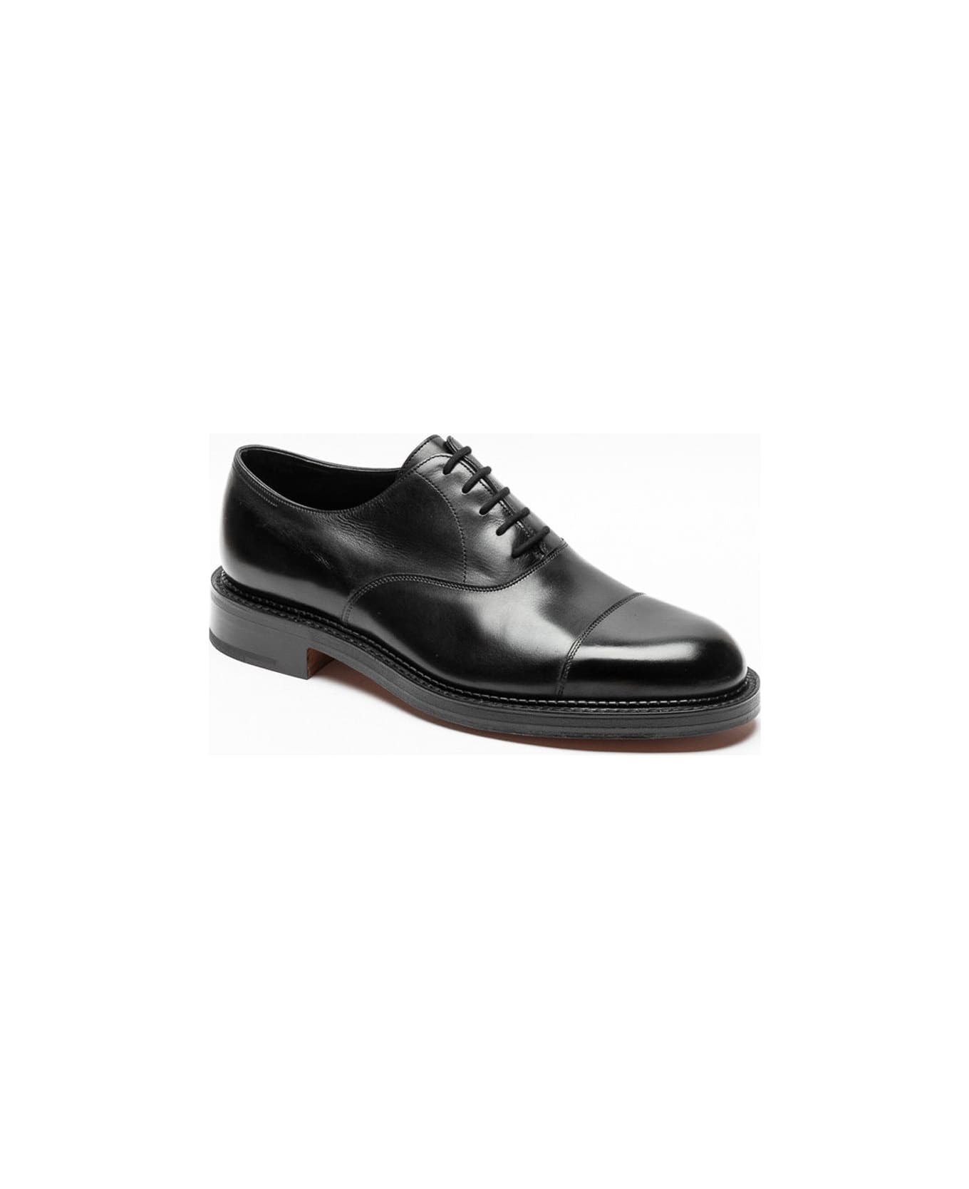 John Lobb City 2 New Standard Black Calf Oxford Shoe