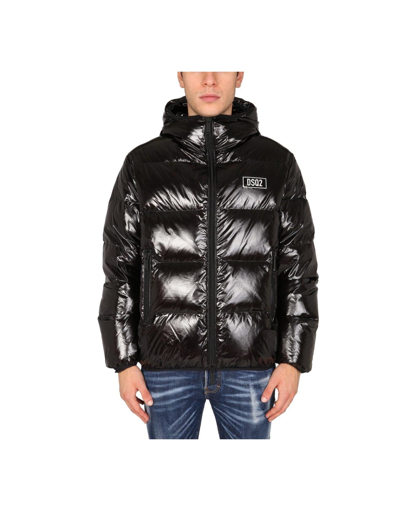 Dsquared2 Logo Patch Padded Down Jacket - Non definito