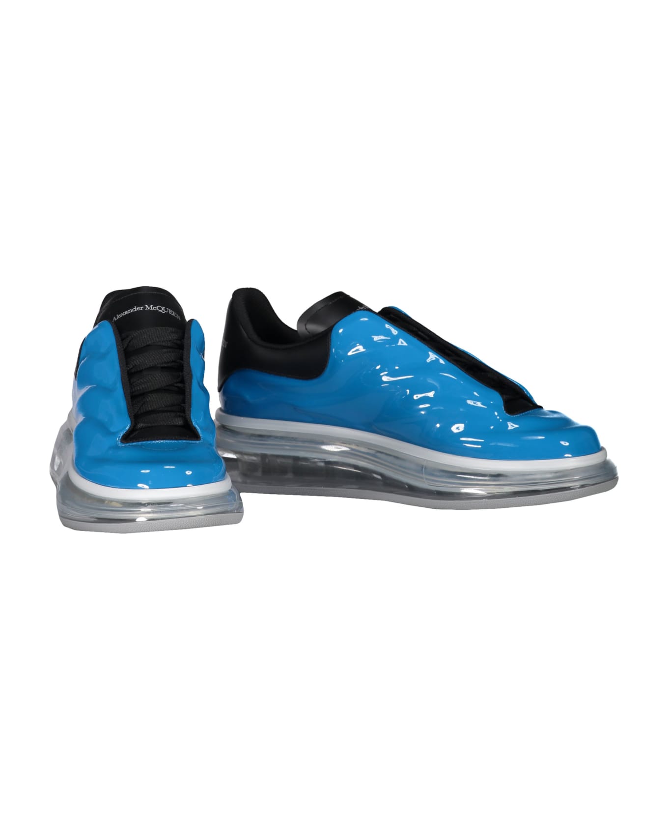 Alexander McQueen Gloss Lux Chunky Sneakers - blue