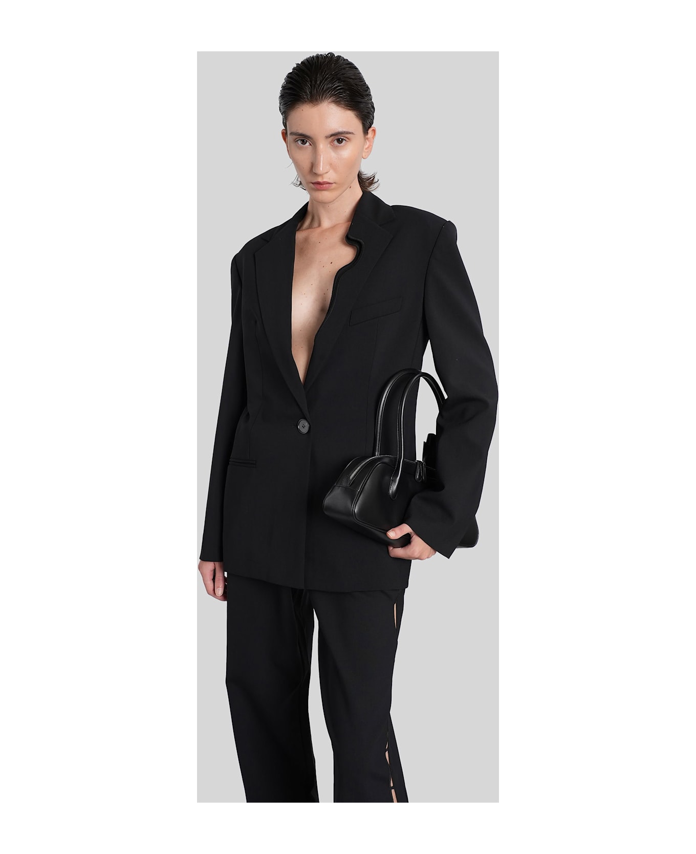 Christopher Esber Blazer In Black Wool - black