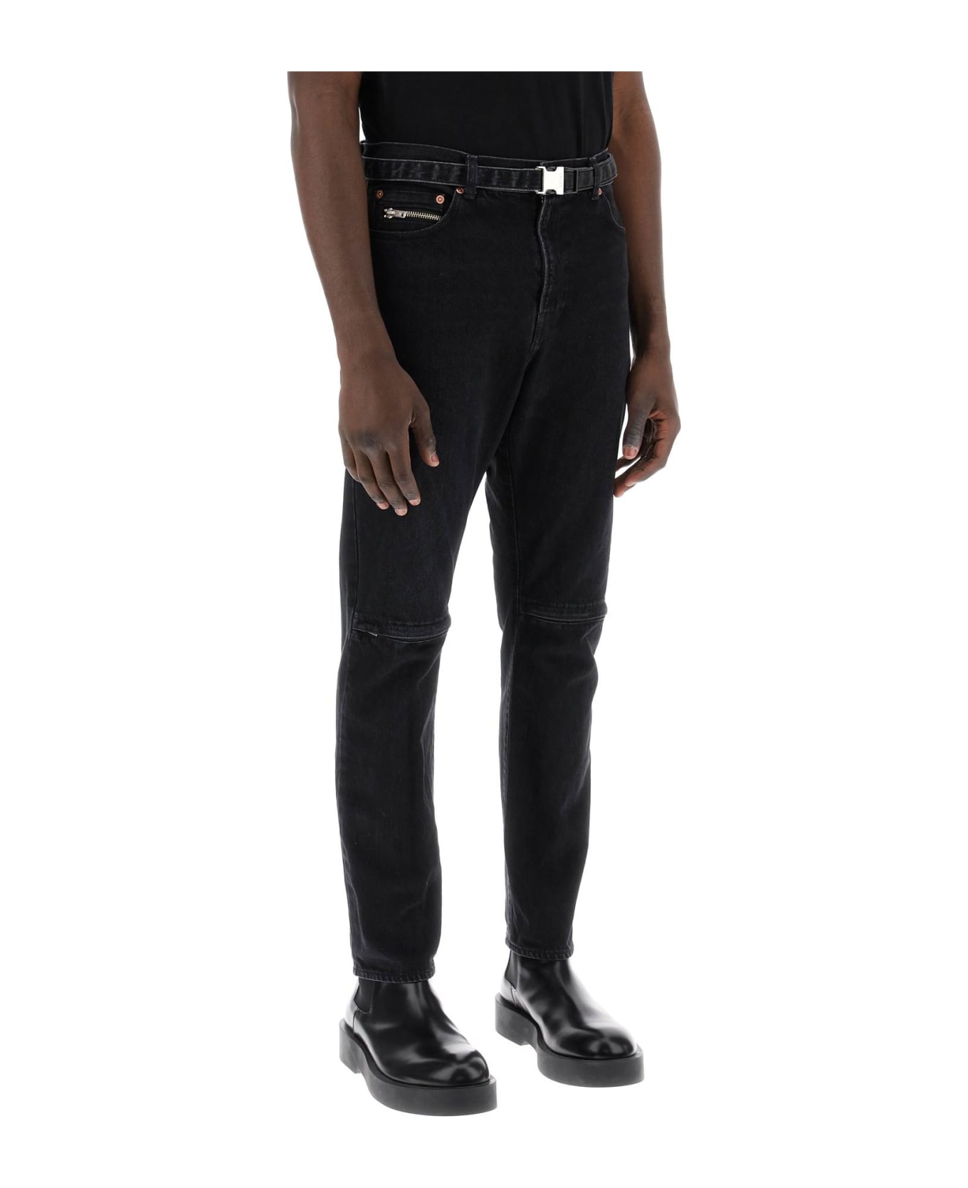 sacai サカイ 22SS Knee Zip Denim 二―ジップベルテッドデニム