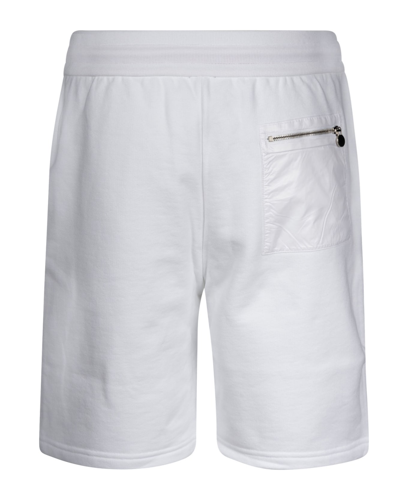Kiton Elastic Drawstring Waist Shorts - White