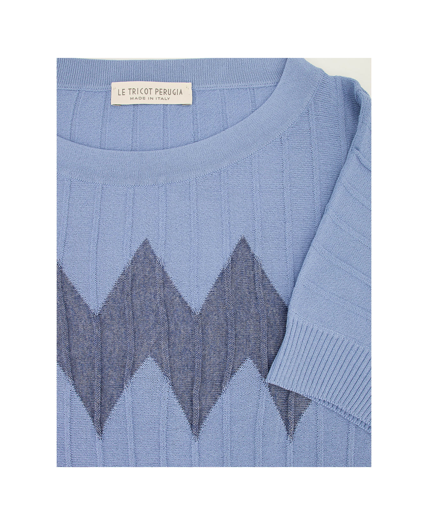 Le Tricot Perugia Sweater - BLUE JEANS ニットウェア