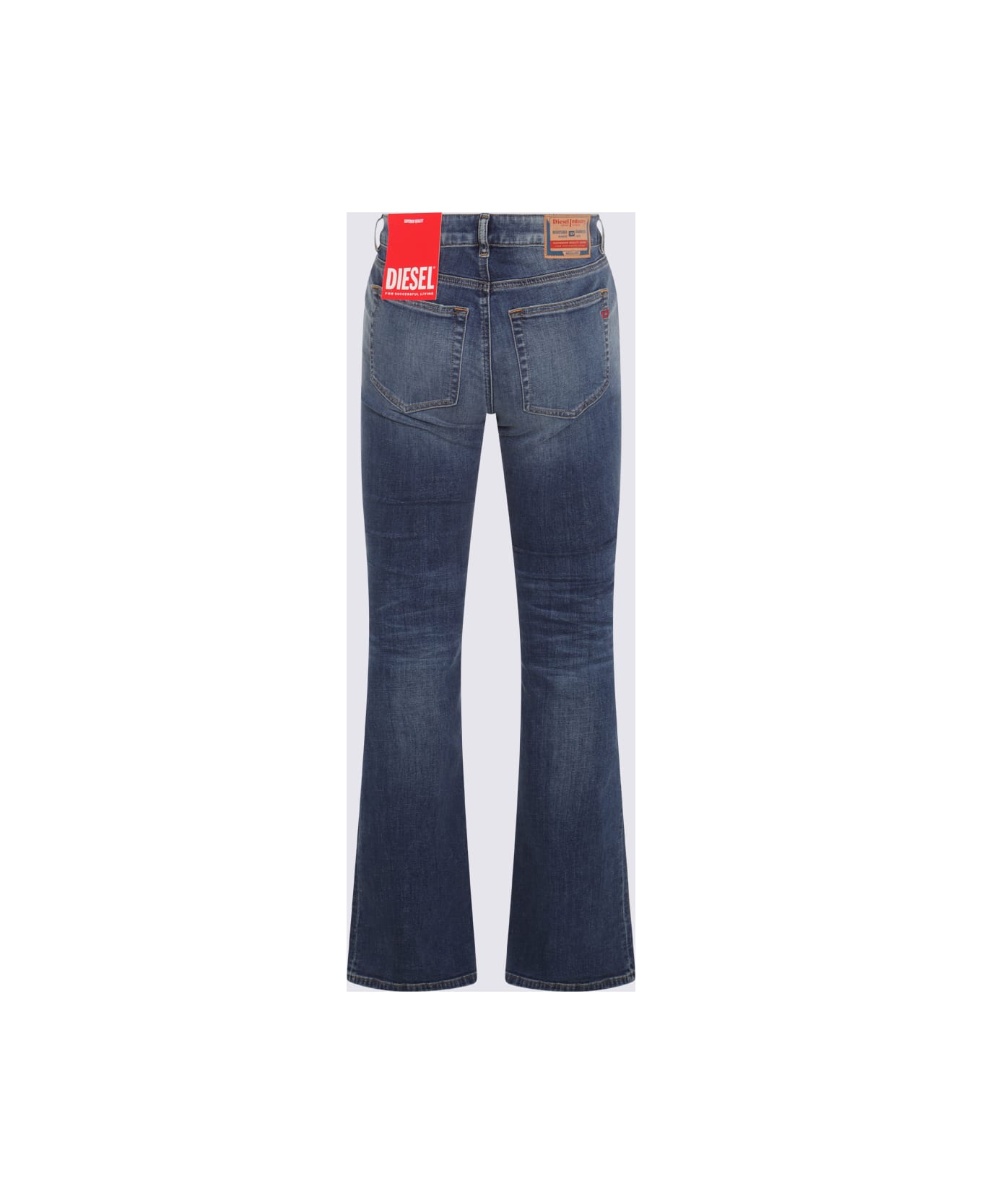 Diesel Blue Cotton Denim Jeans - Blue