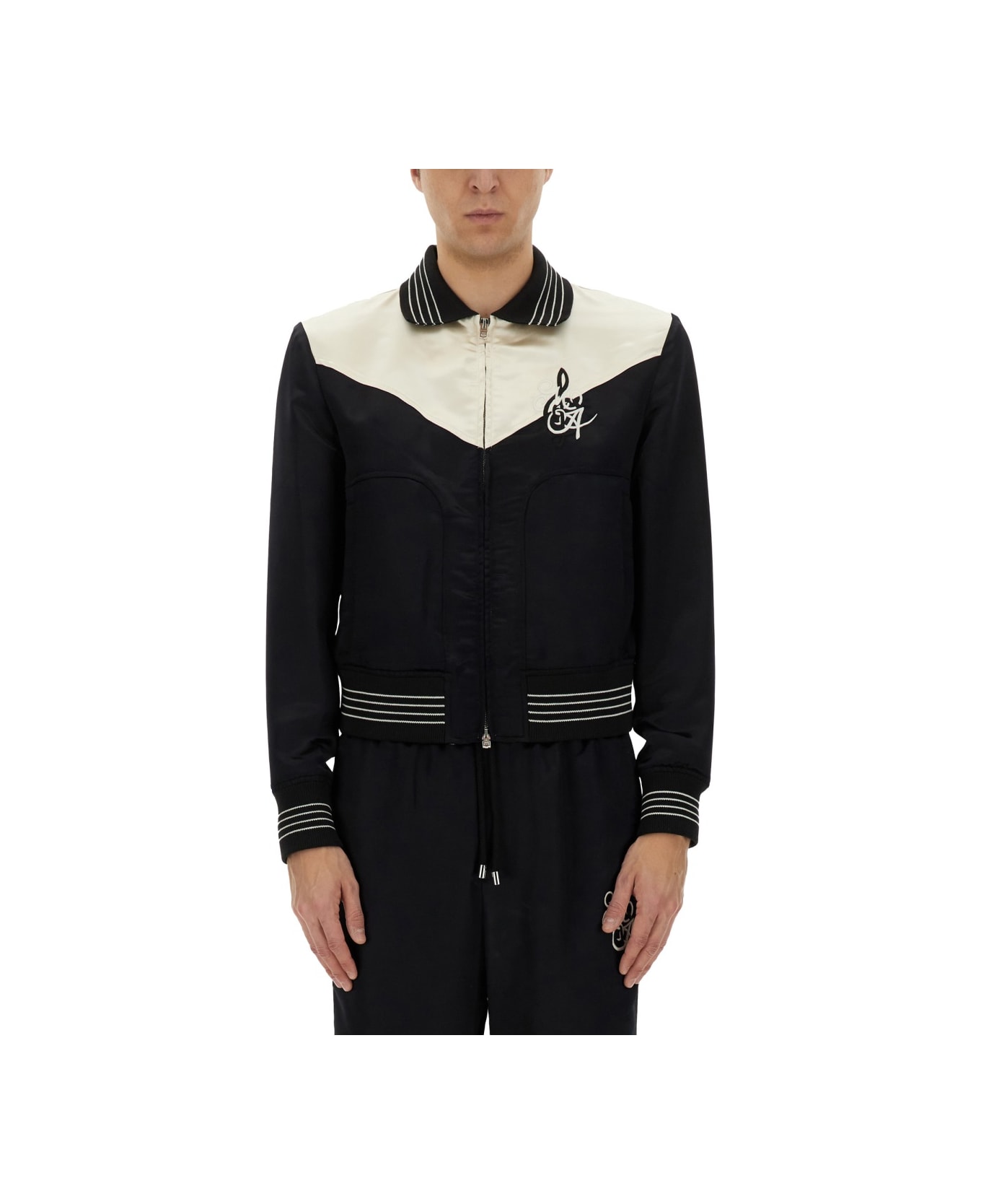 AMIRI Jacket With Embroidery - BLACK