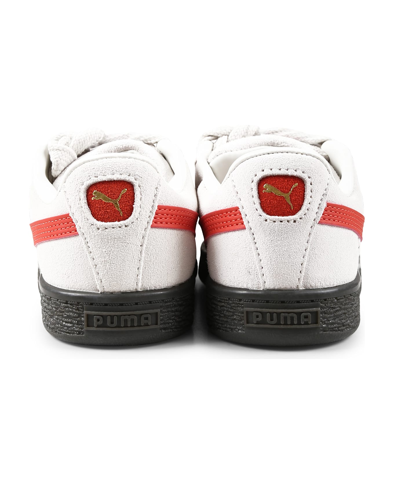Puma Grey Sneakers For Kids - Grey