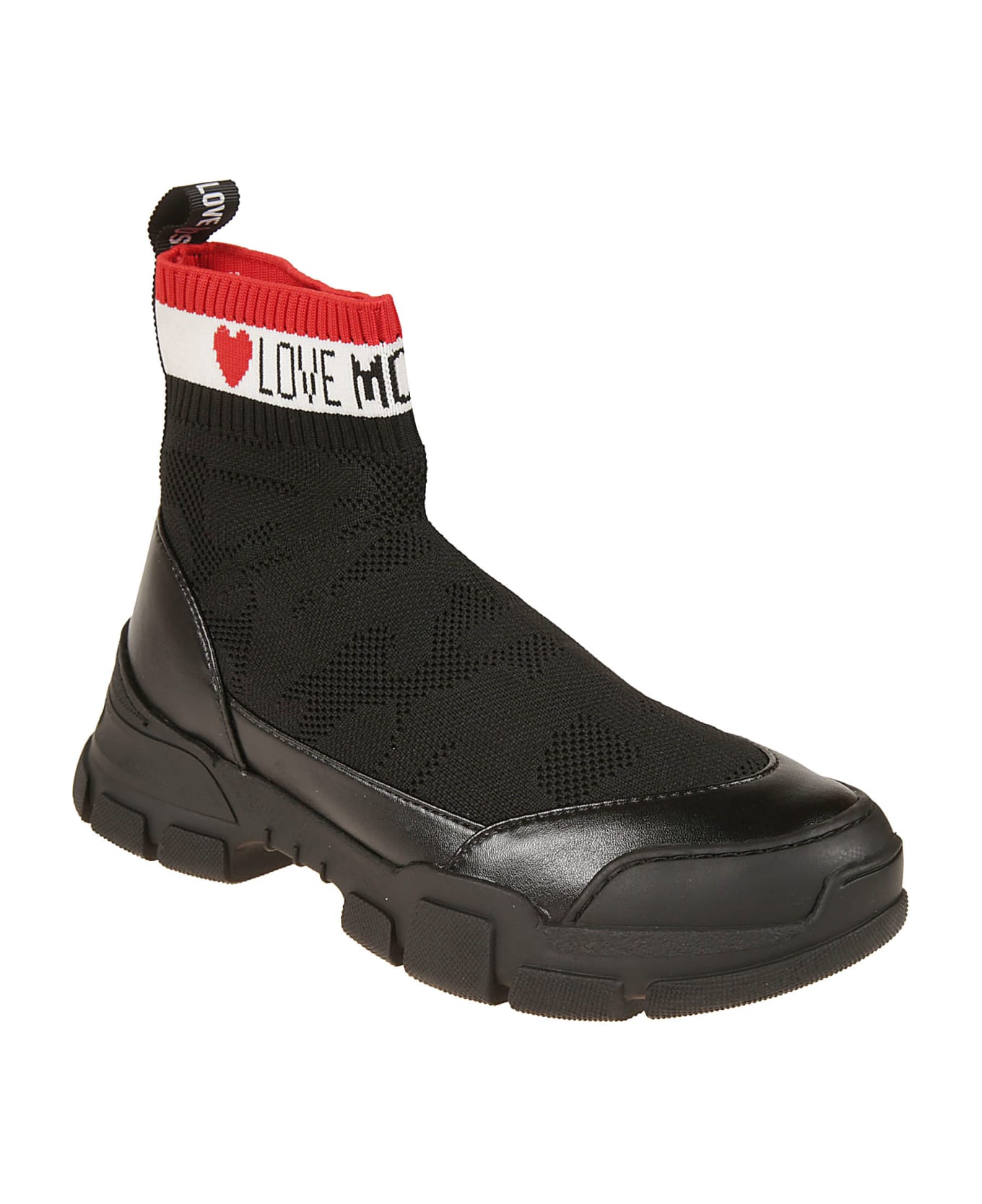 sock sneakers moschino