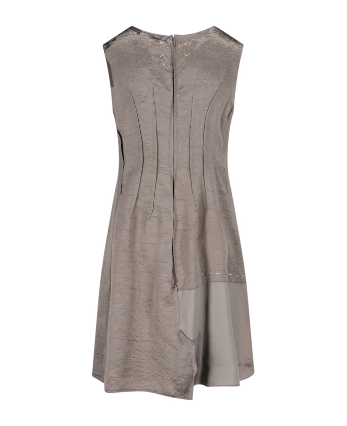 Maison Margiela 
anonimity Of The Lining
 Midi Dress - Taupe