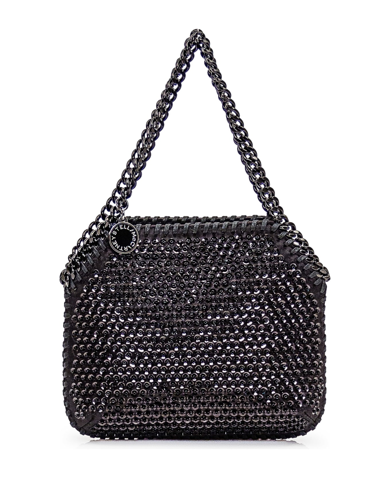 Stella McCartney Falabella Chain-linked Embellished Mini Tote Bag - BLACK