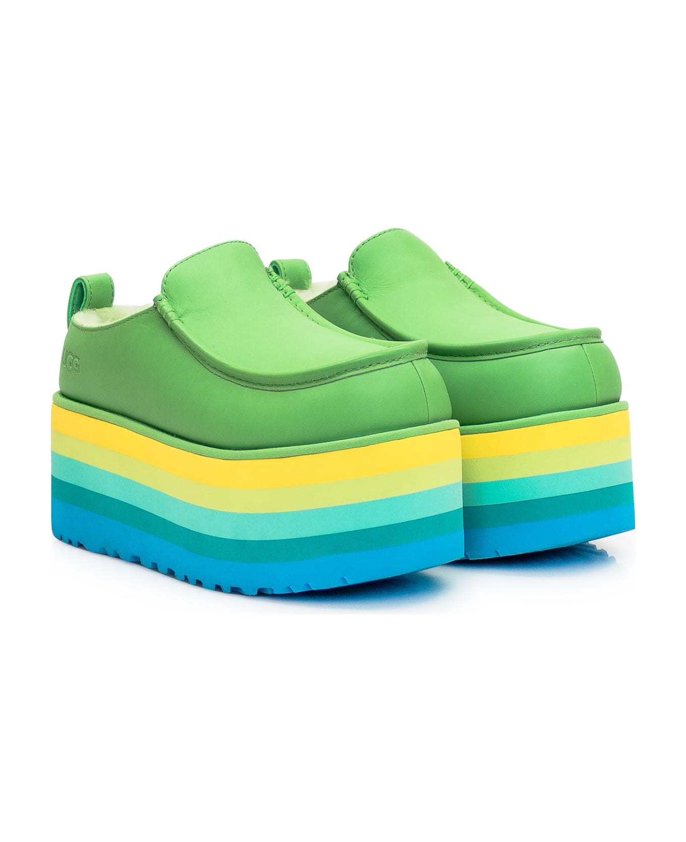 UGG Sandal With Platform - GREEN MULTI