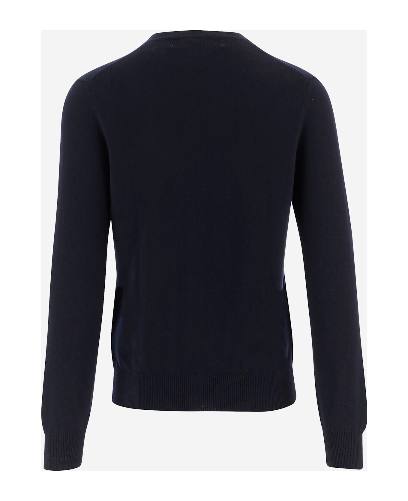 Comme des Garçons Play Wolf Sweater With Logo - Blue