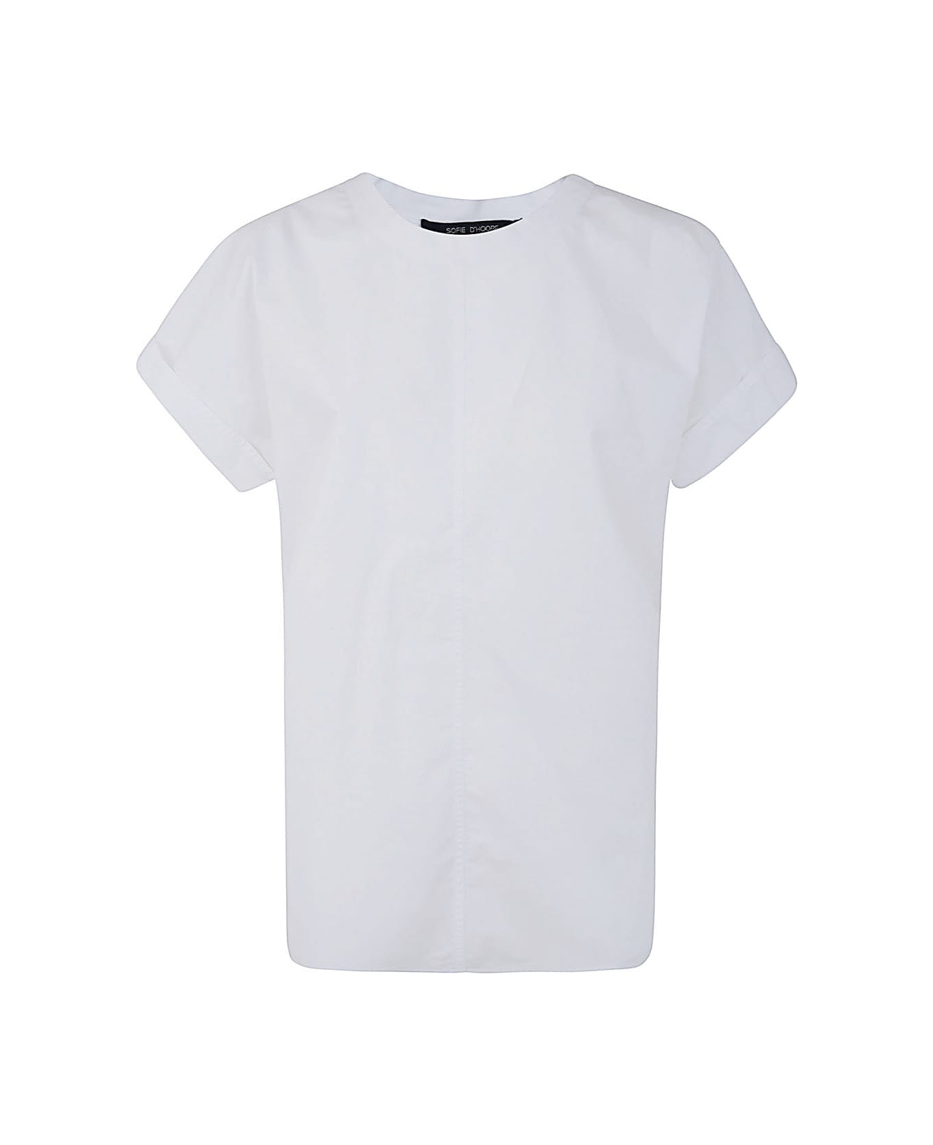 Sofie d'Hoore Top With Short Reversed Sleeves - White トップス