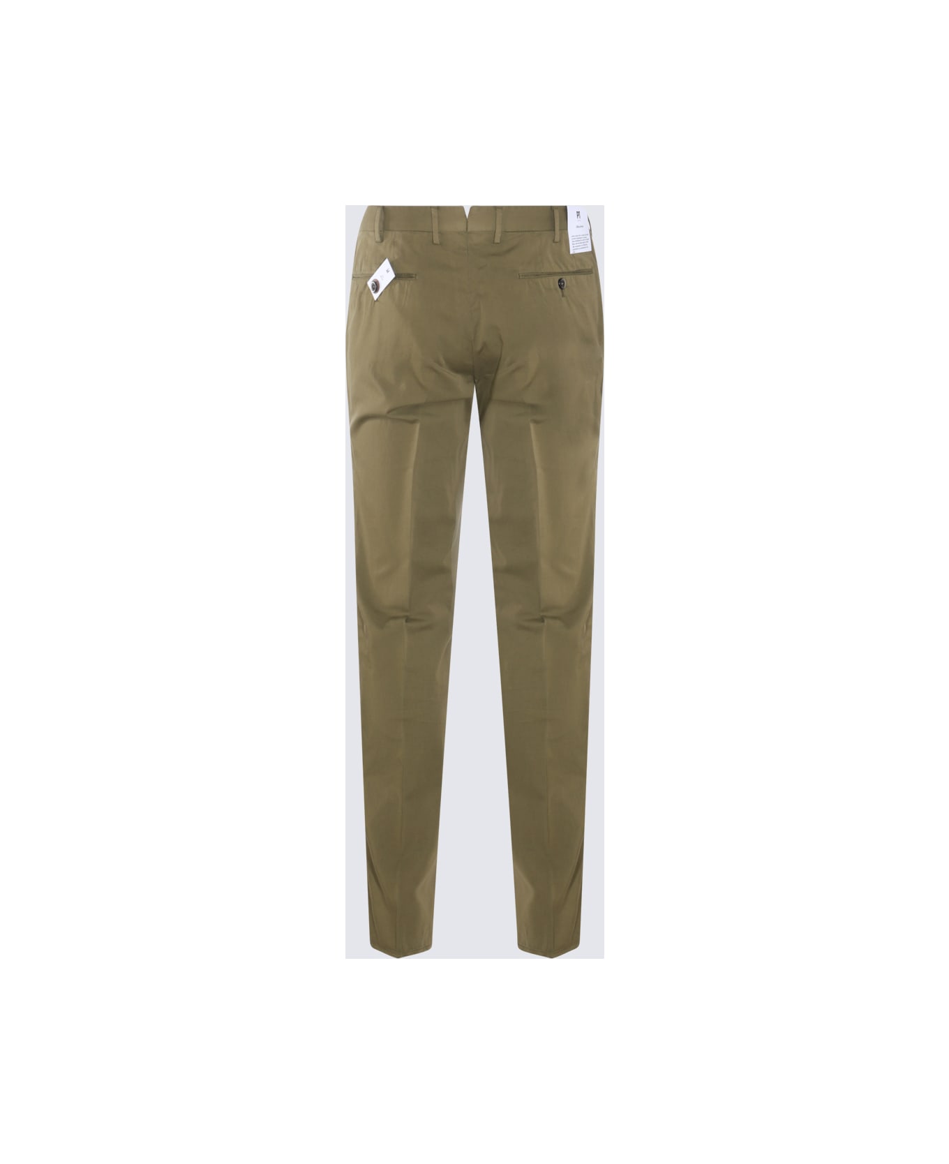 PT Torino Brown Cotton Pants - Bosco