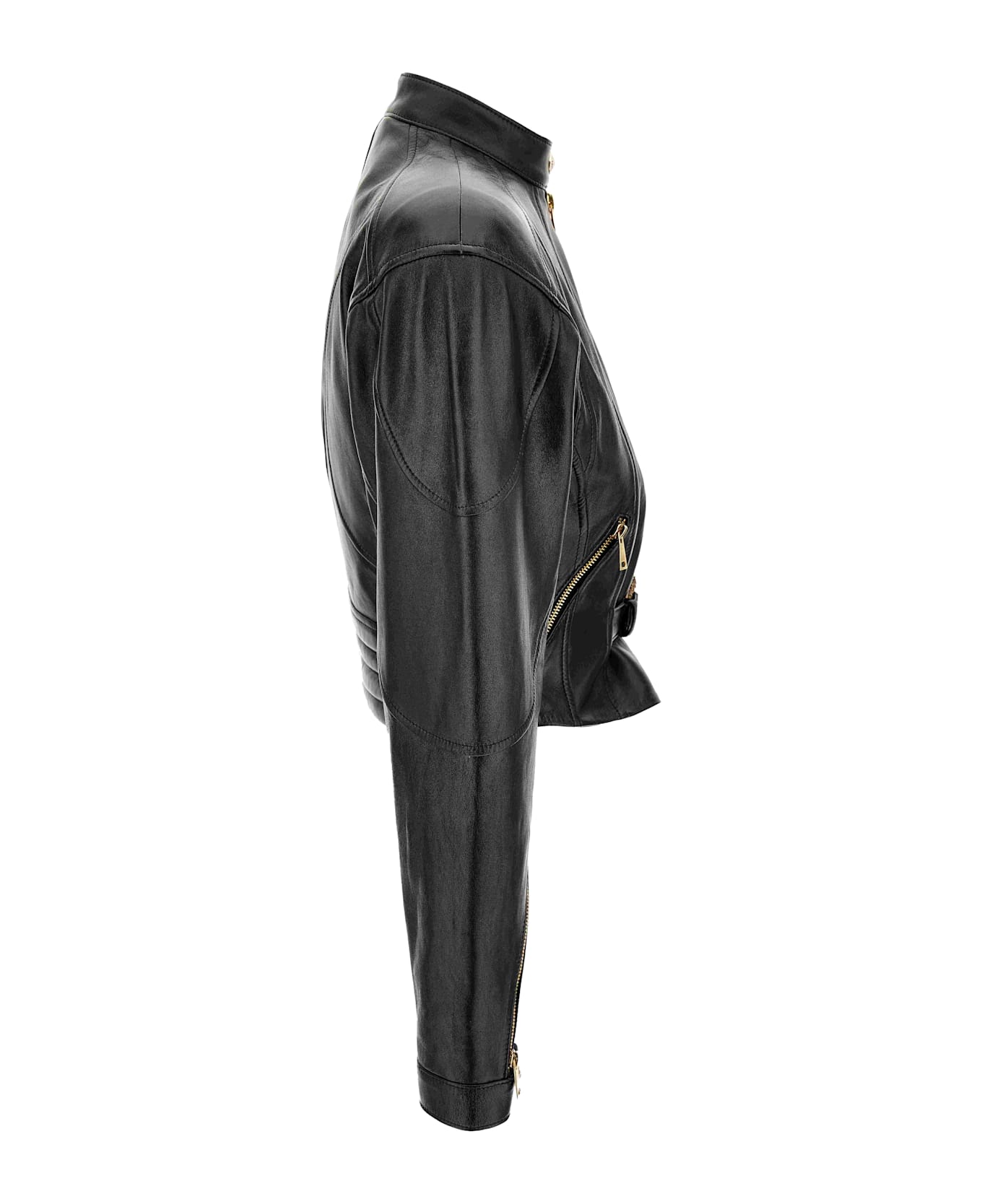 Versace Jeans Couture Leather Jacket - Black