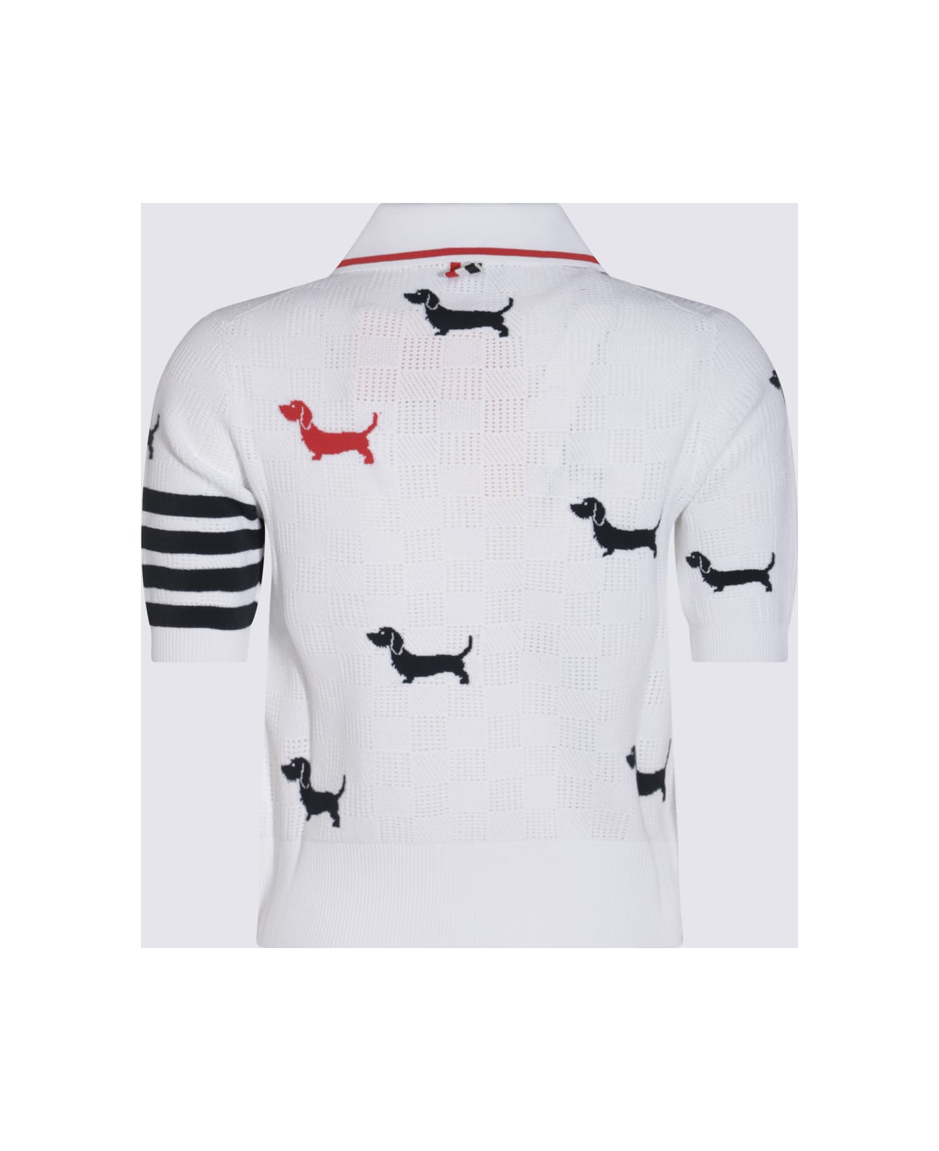 Thom Browne White Polo Shirt - White