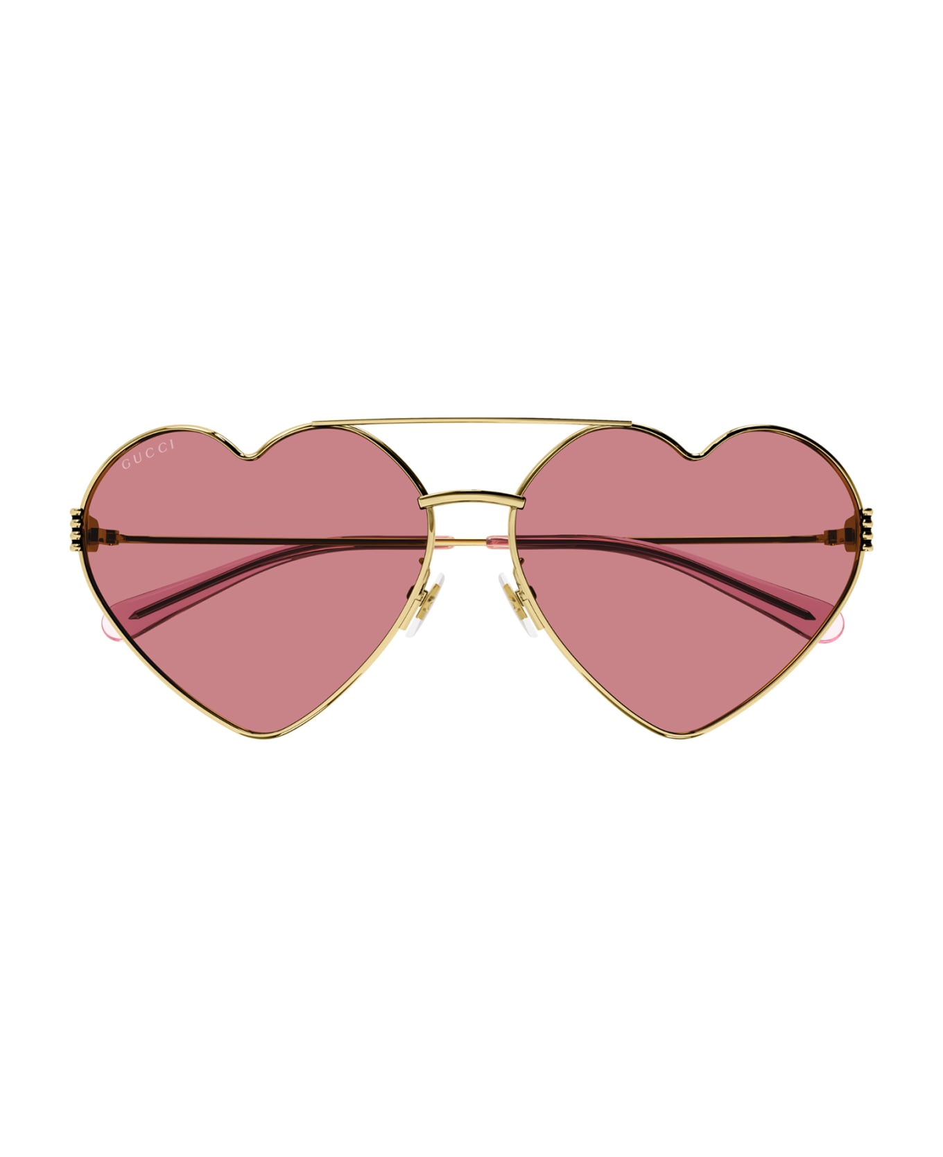 Gucci Eyewear GG1283S Sunglasses - Gold Gold Red