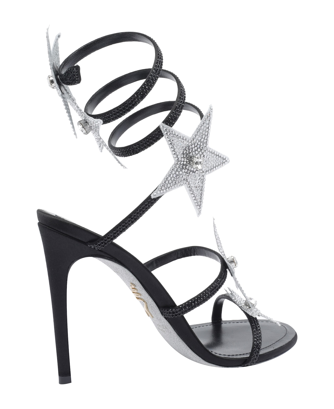 René Caovilla Cleo Star Pump Snadals - Black