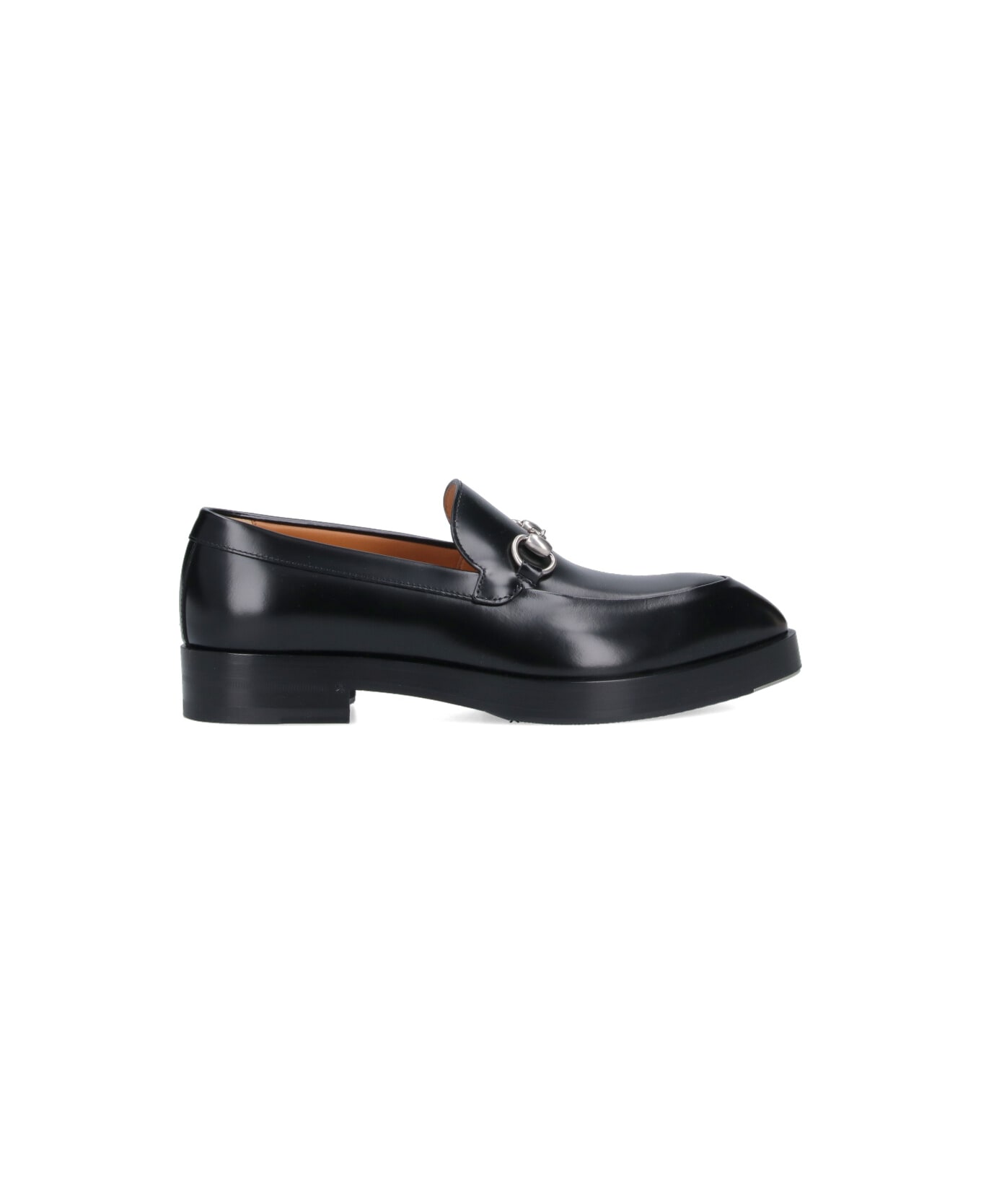 Gucci Loafers With Clamp - Black  