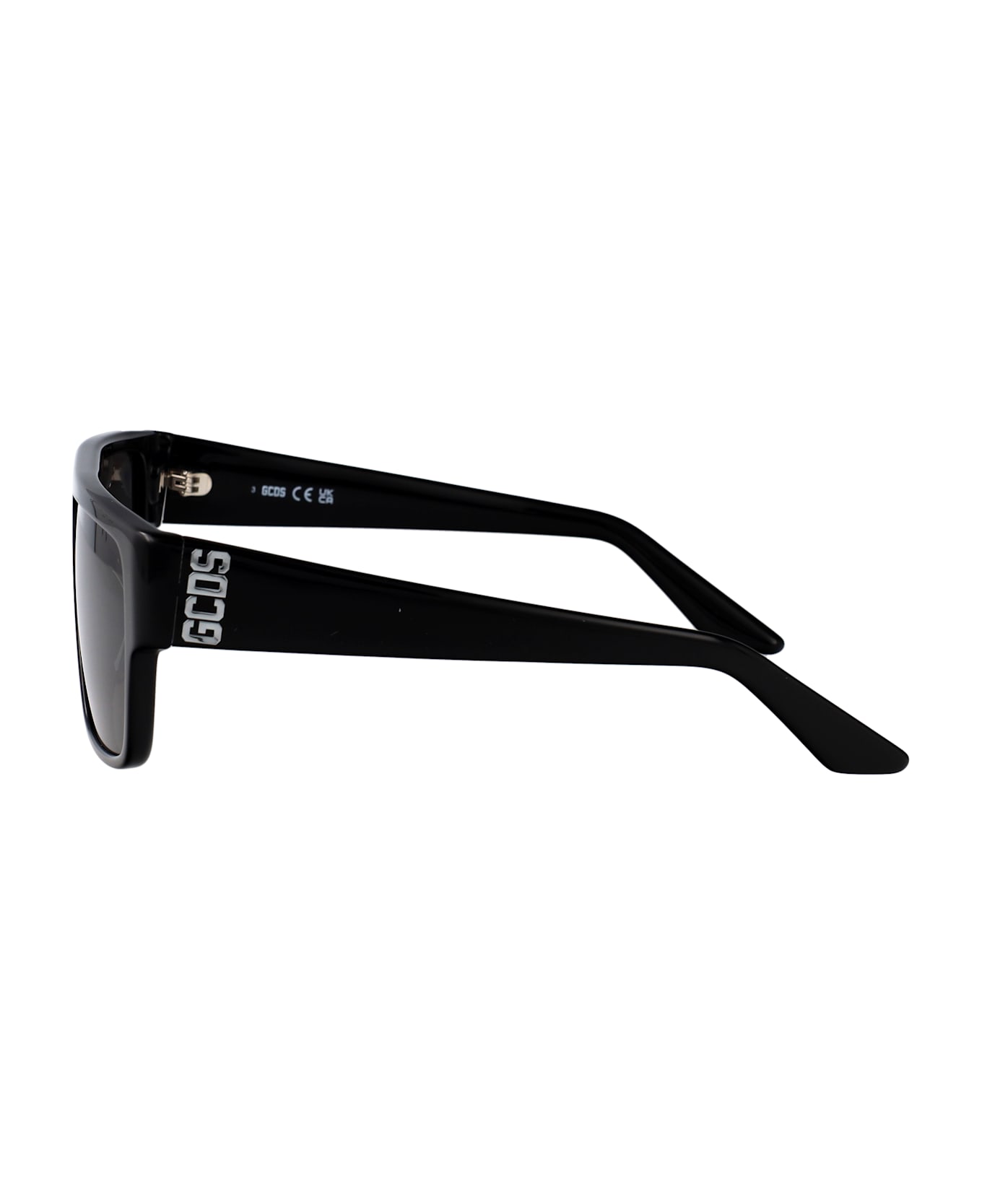 GCDS Gd0063 Sunglasses - nero lucido / fumo