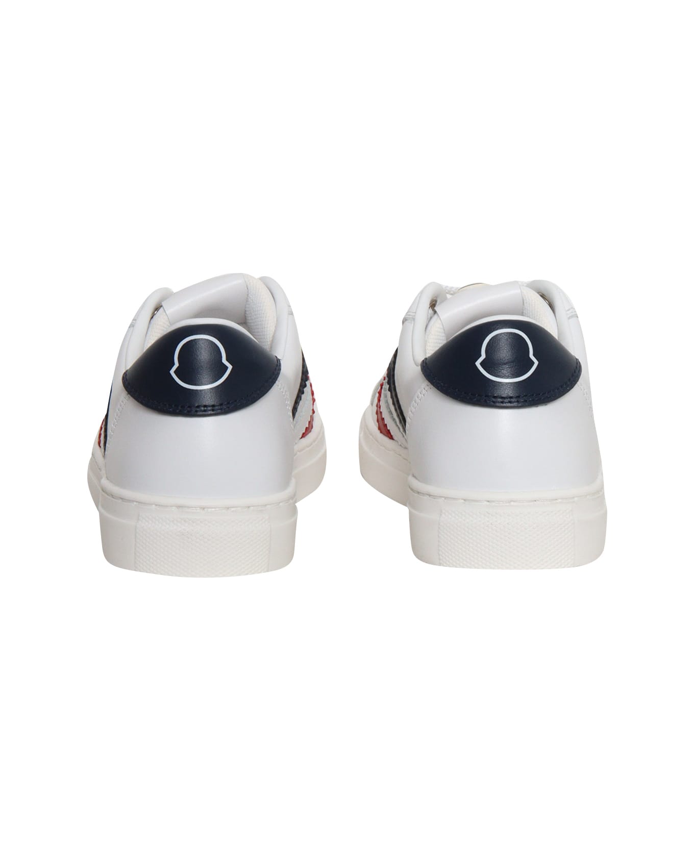 Moncler White Monaco Sneakers - WHITE