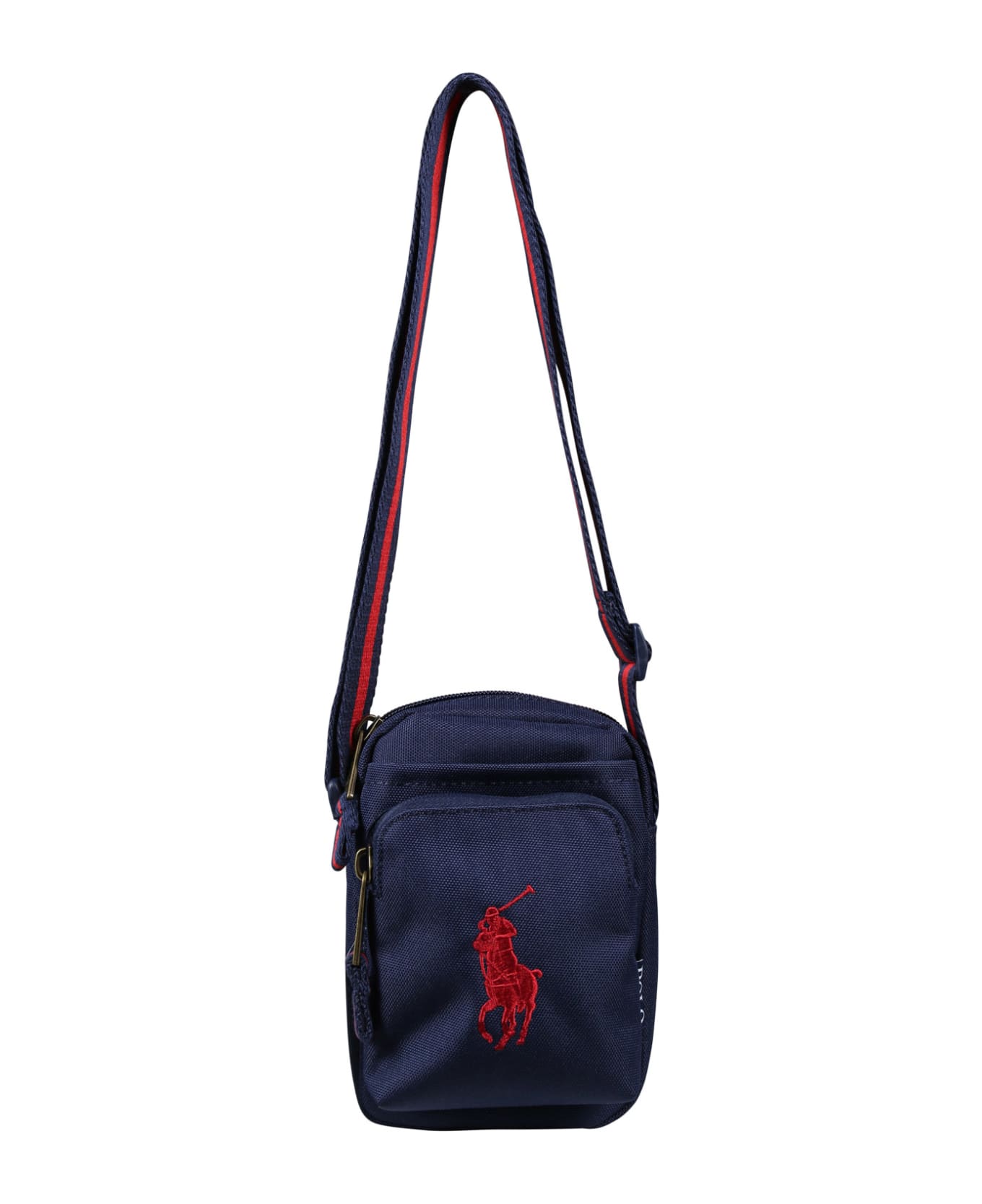Ralph Lauren Blue Bag For Girl With Logo - Blue