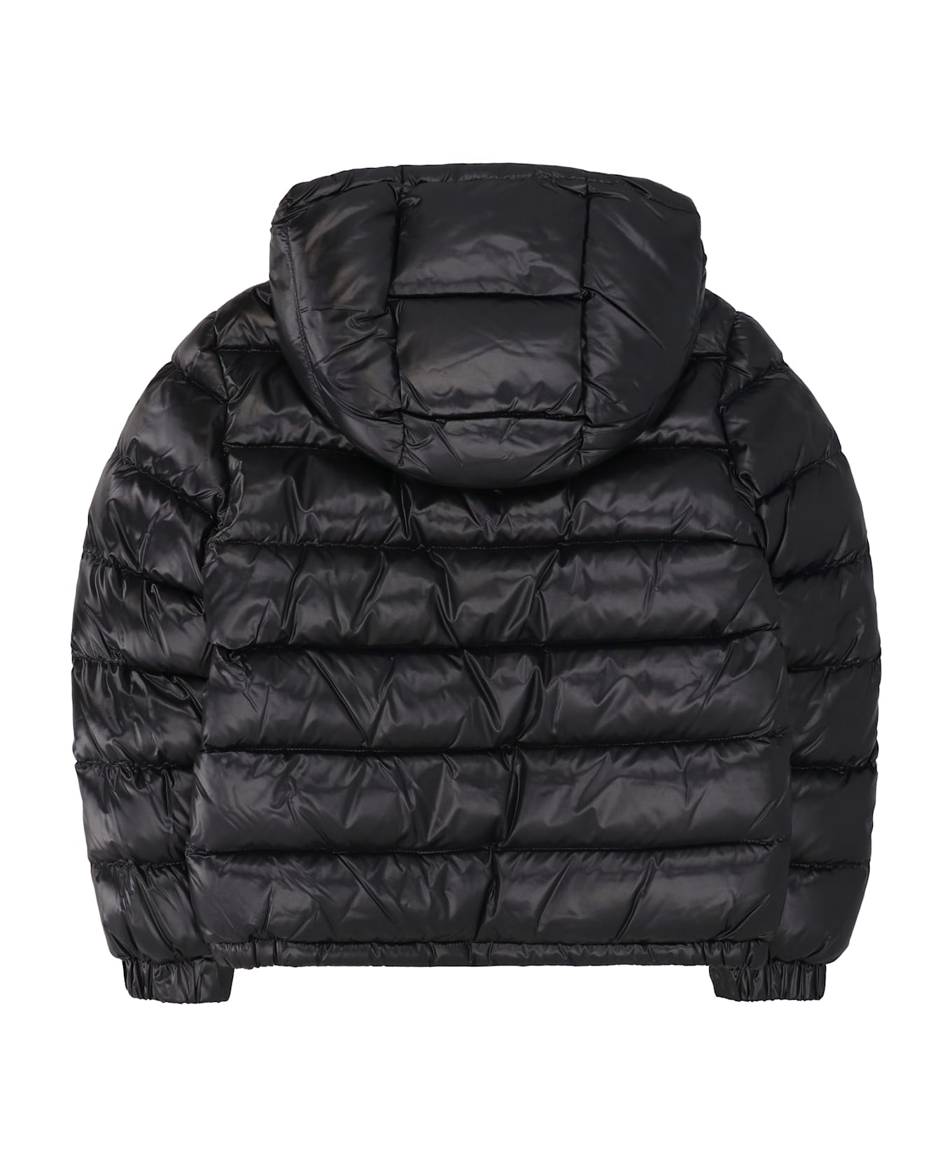 Moncler New Aubert Hooded Nylon Down Jacket - black