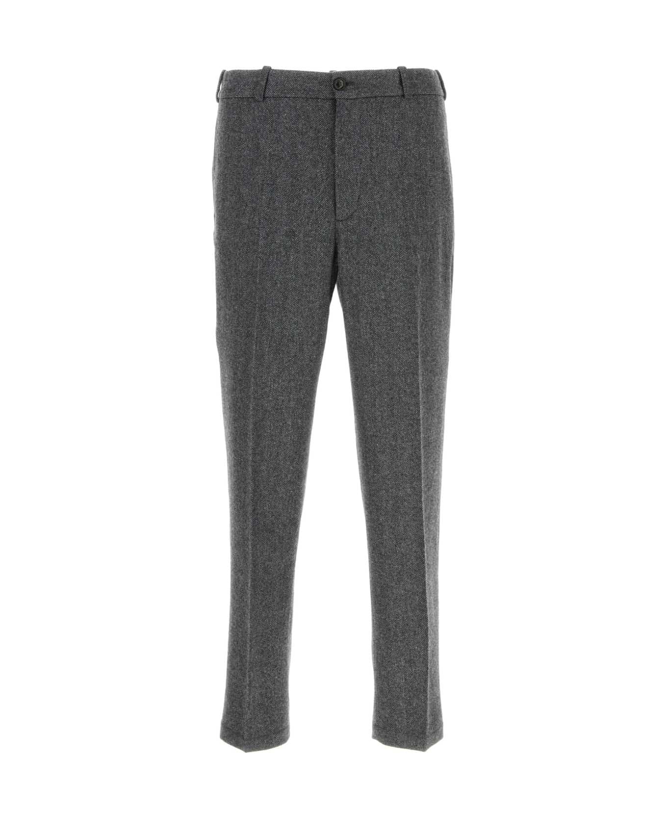 Moncler Embroidered Wool Blend Pant - F99